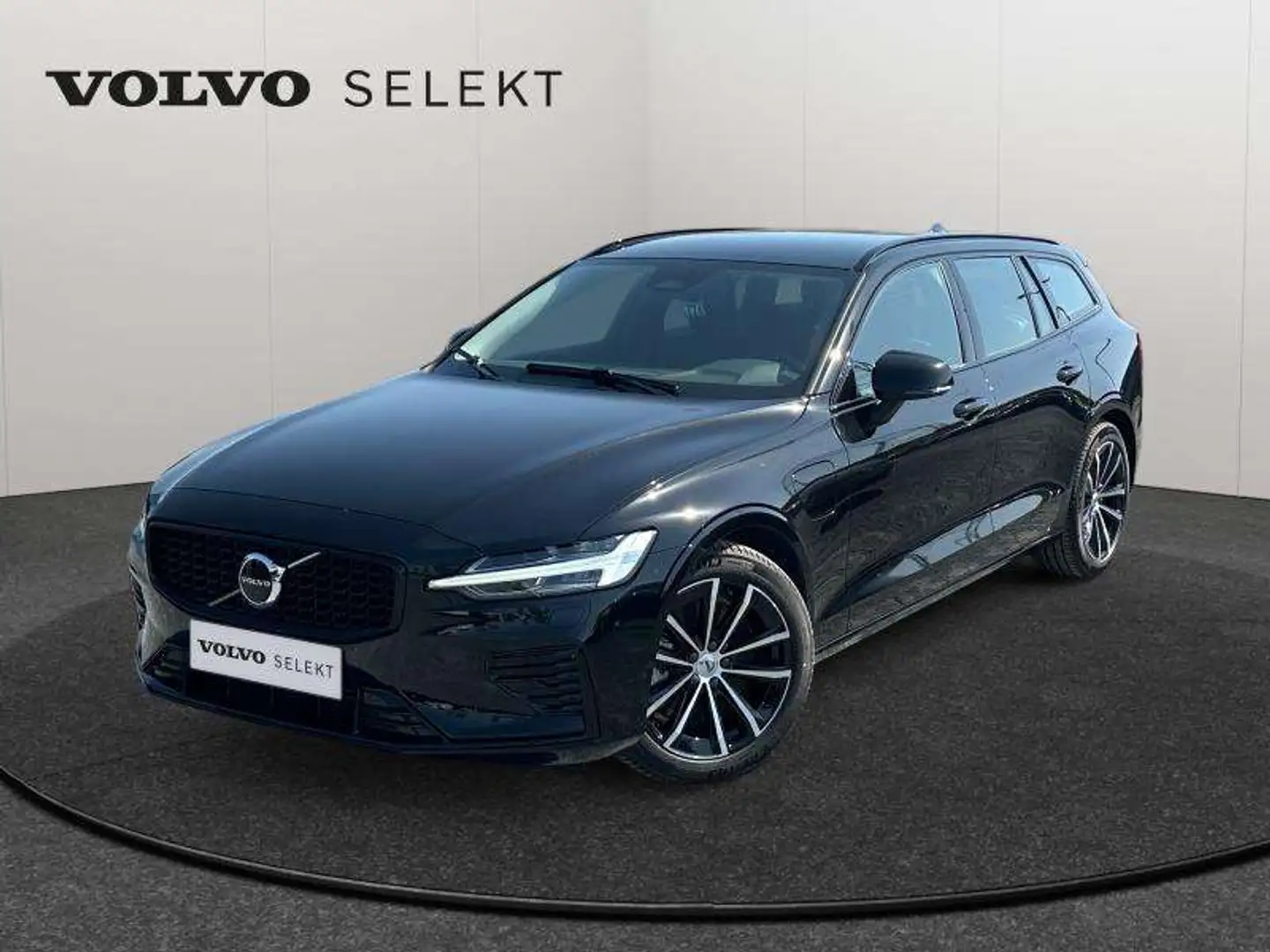 Volvo V60 T6 AWD Plus Dark / Hybride Zwart - 1