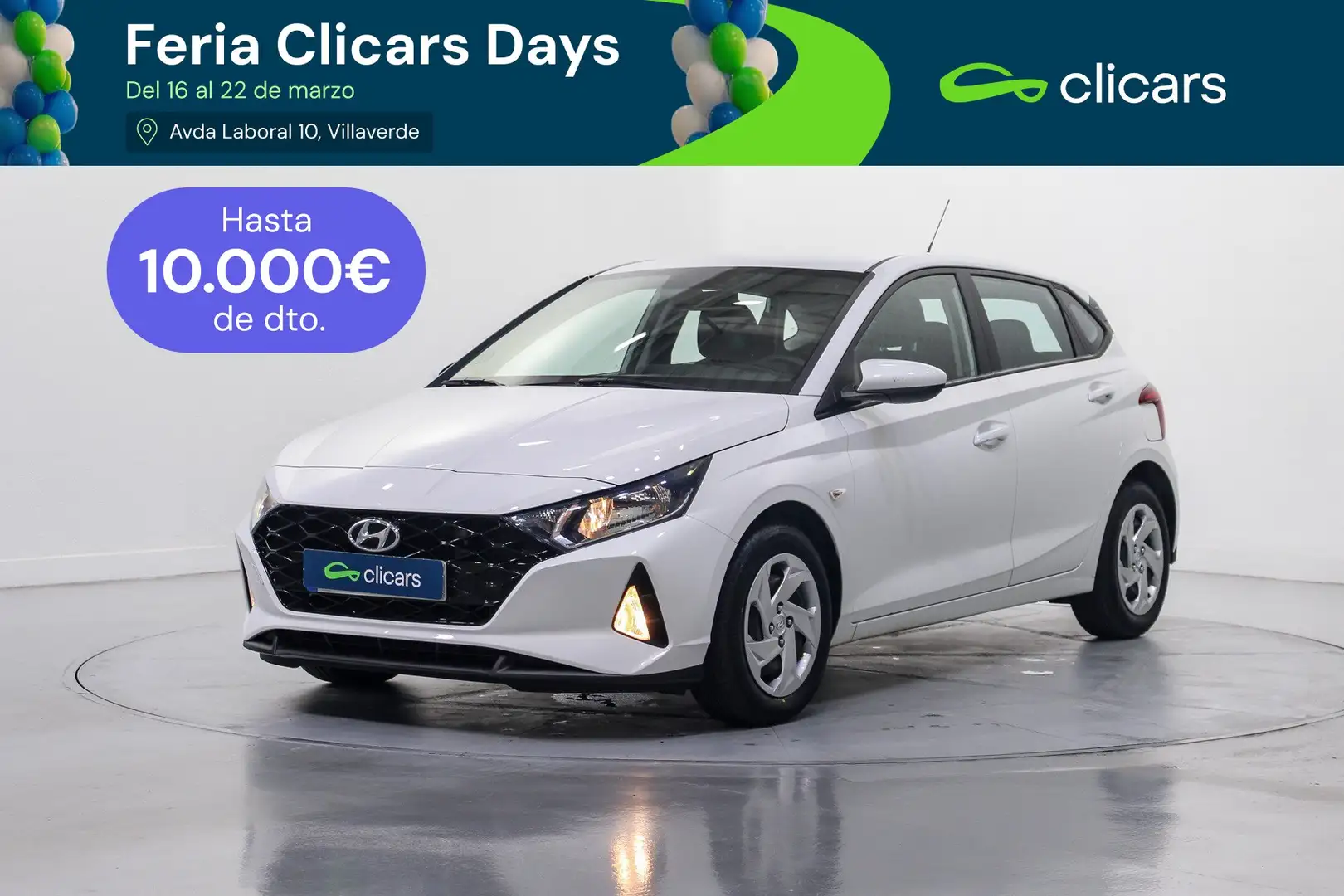 Hyundai i20 1.0 TGDI Essence 48V 100 Blanco - 1