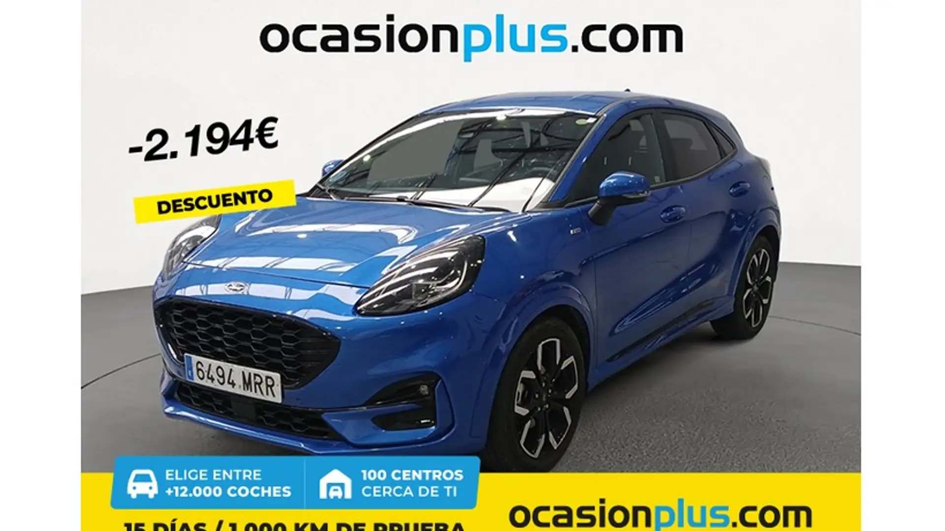 Ford Puma 1.0 EcoBoost MHEV ST-Line X Aut. 155 Azul - 1