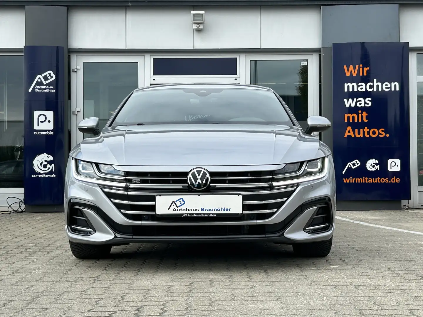 Volkswagen Arteon Shooting Brake R-Line 2.0 TDI DSG*AHK*IQ* Silber - 1
