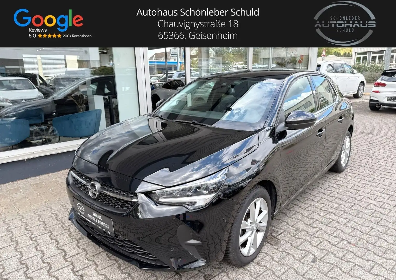 Opel Corsa F Elegance *1. HD*SITZH*LED*CARPLAY*ALLWET Schwarz - 1