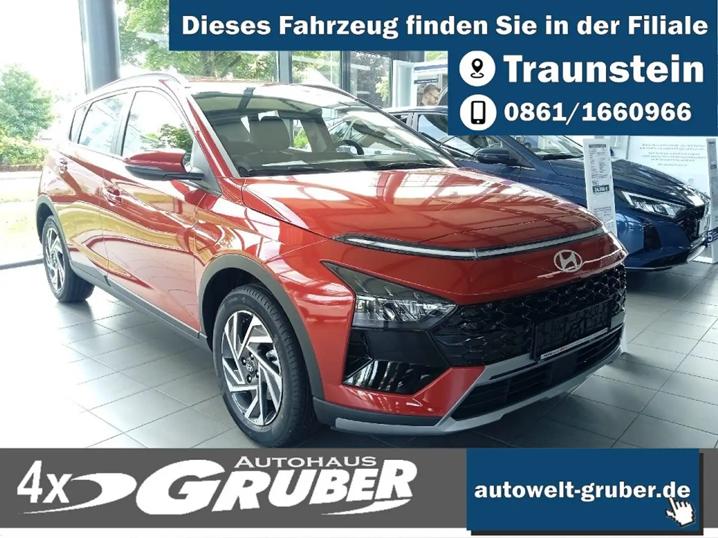Hyundai BAYON 100 PS Trend +Navigation + Alu+Kamera
Rood - 1
