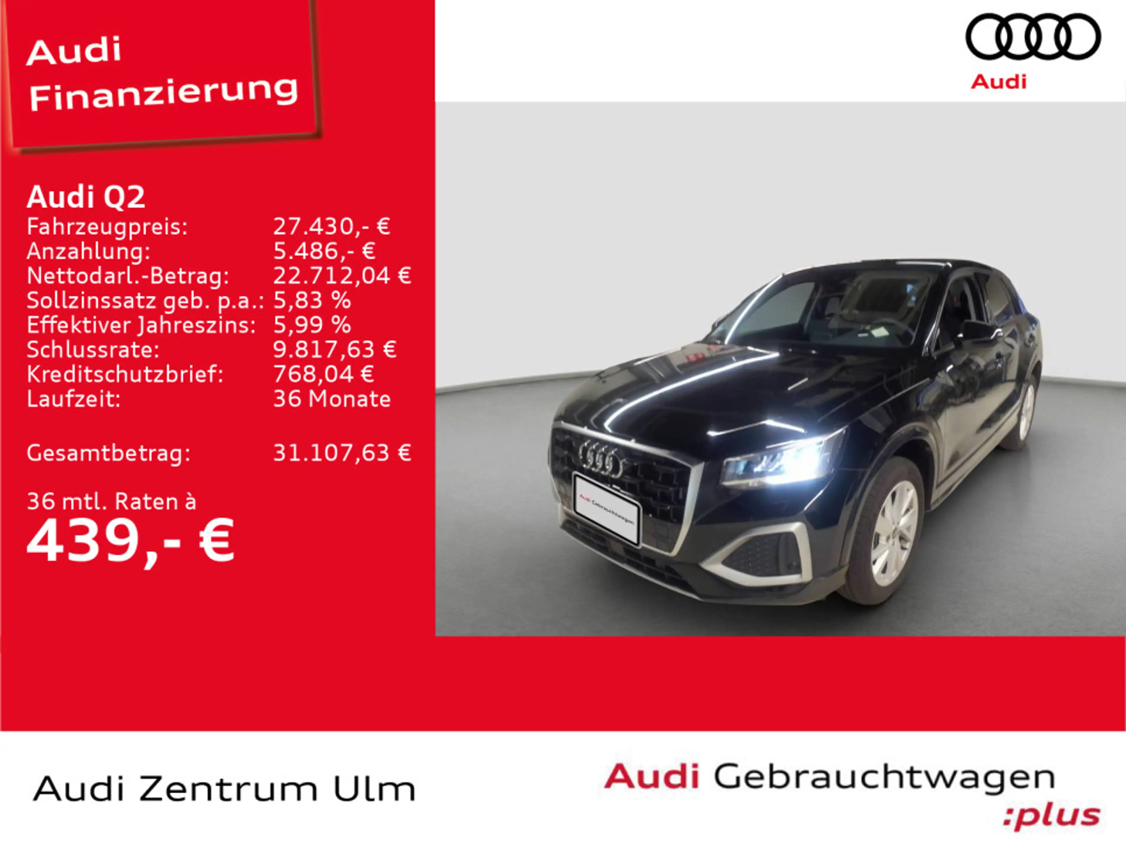 Audi Q2 30 TDI advanced AHK KAM LED NAVI+ SHZ 5J.GAR — photo 3