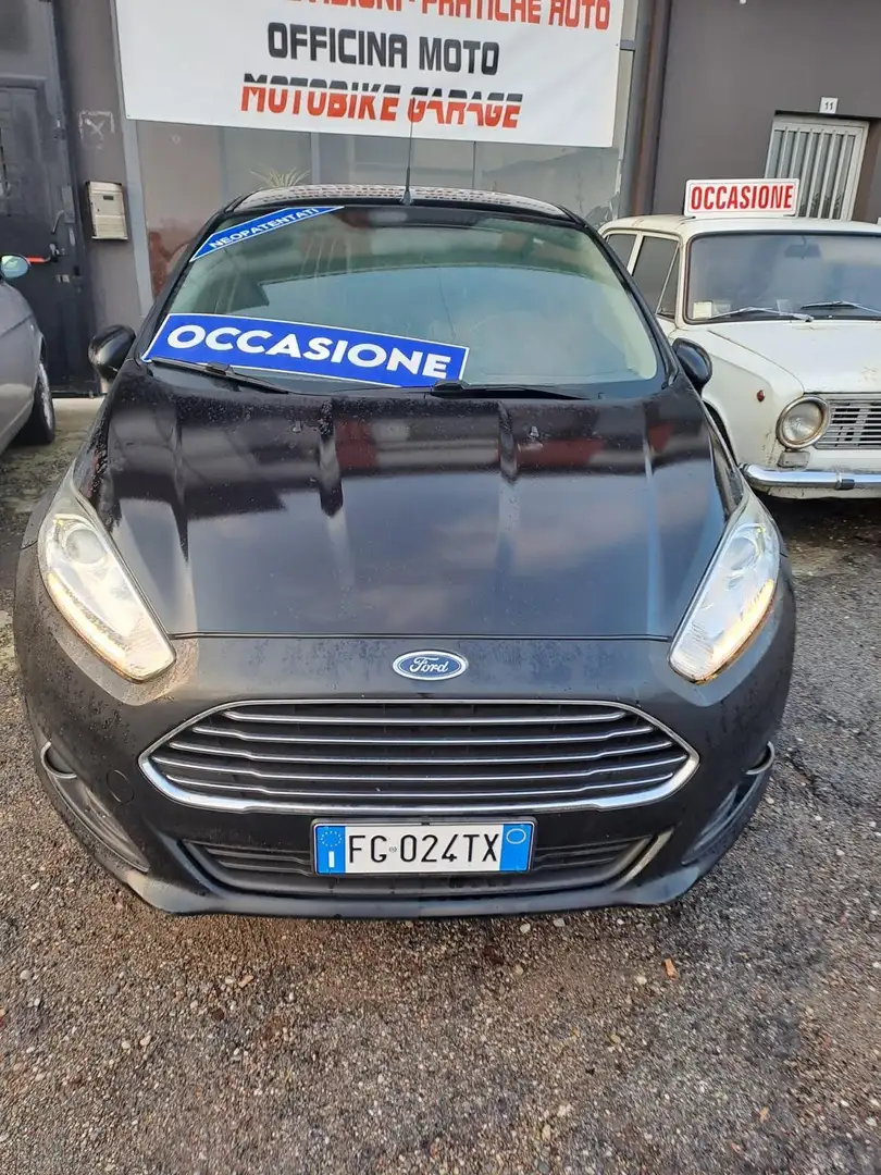 Ford Fiesta Fiesta VI 2013 5p 1.0 Black Zwart - 1