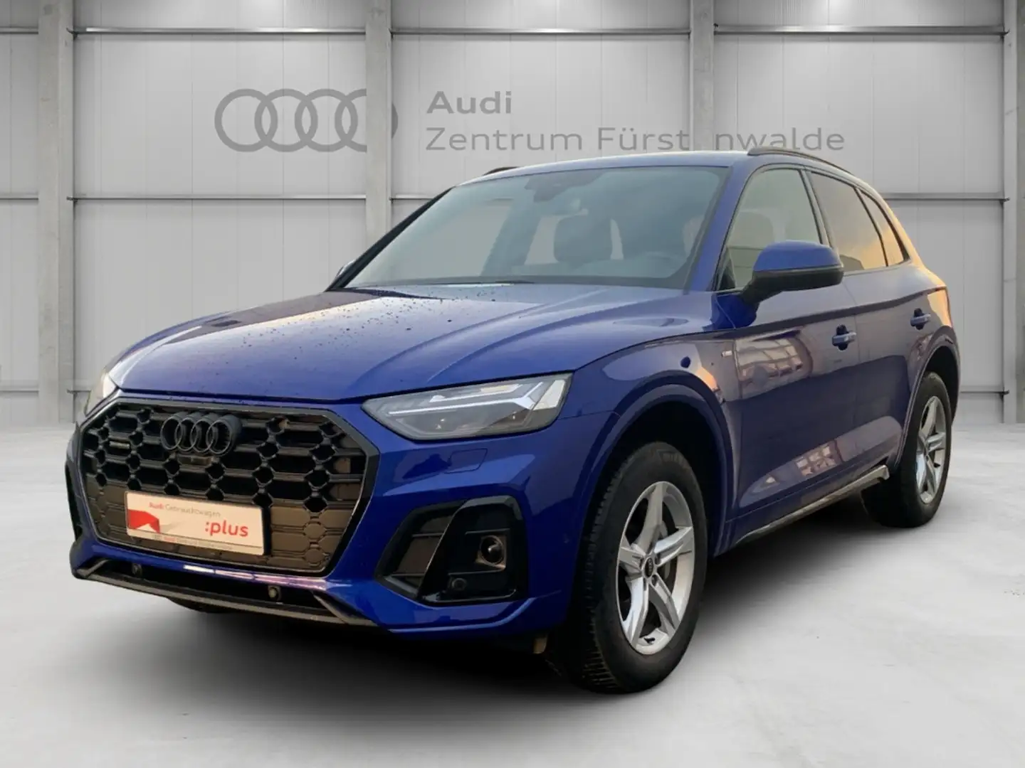 Audi Q5 50 TDI quattro tiptronic S line El. Panodach Navi Blau - 2