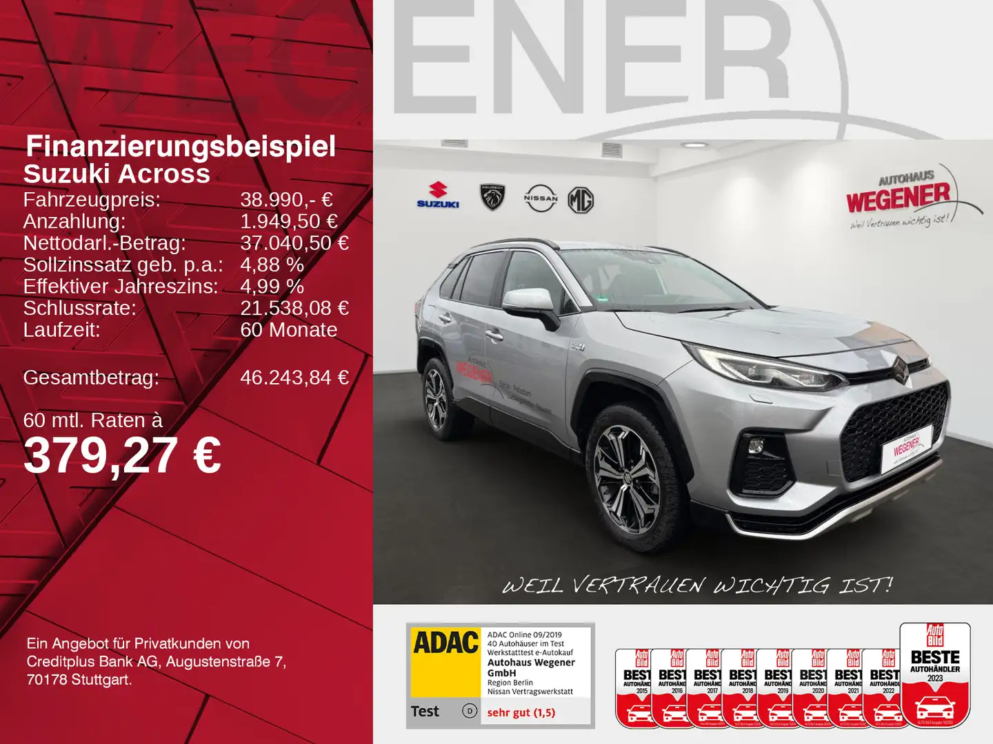 Suzuki Across ACROSS/TOYOTA RAV4 PLUG-IN HYBRID COMFORT+ Argent - 2