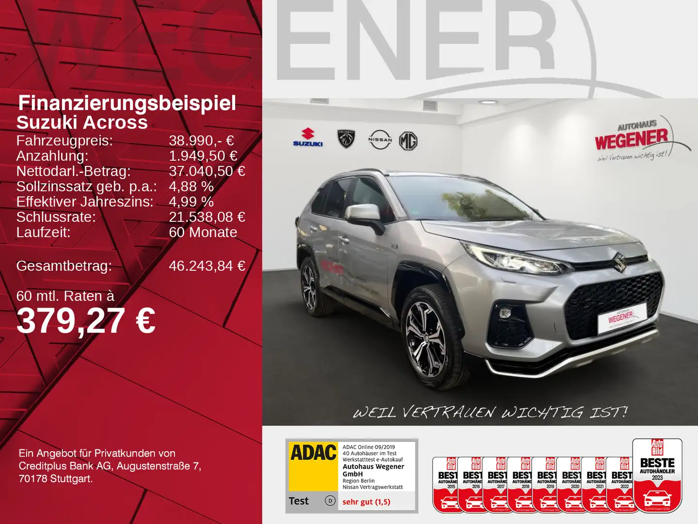 Suzuki Across ACROSS/TOYOTA RAV4 PLUG-IN HYBRID COMFORT+ Silber - 2