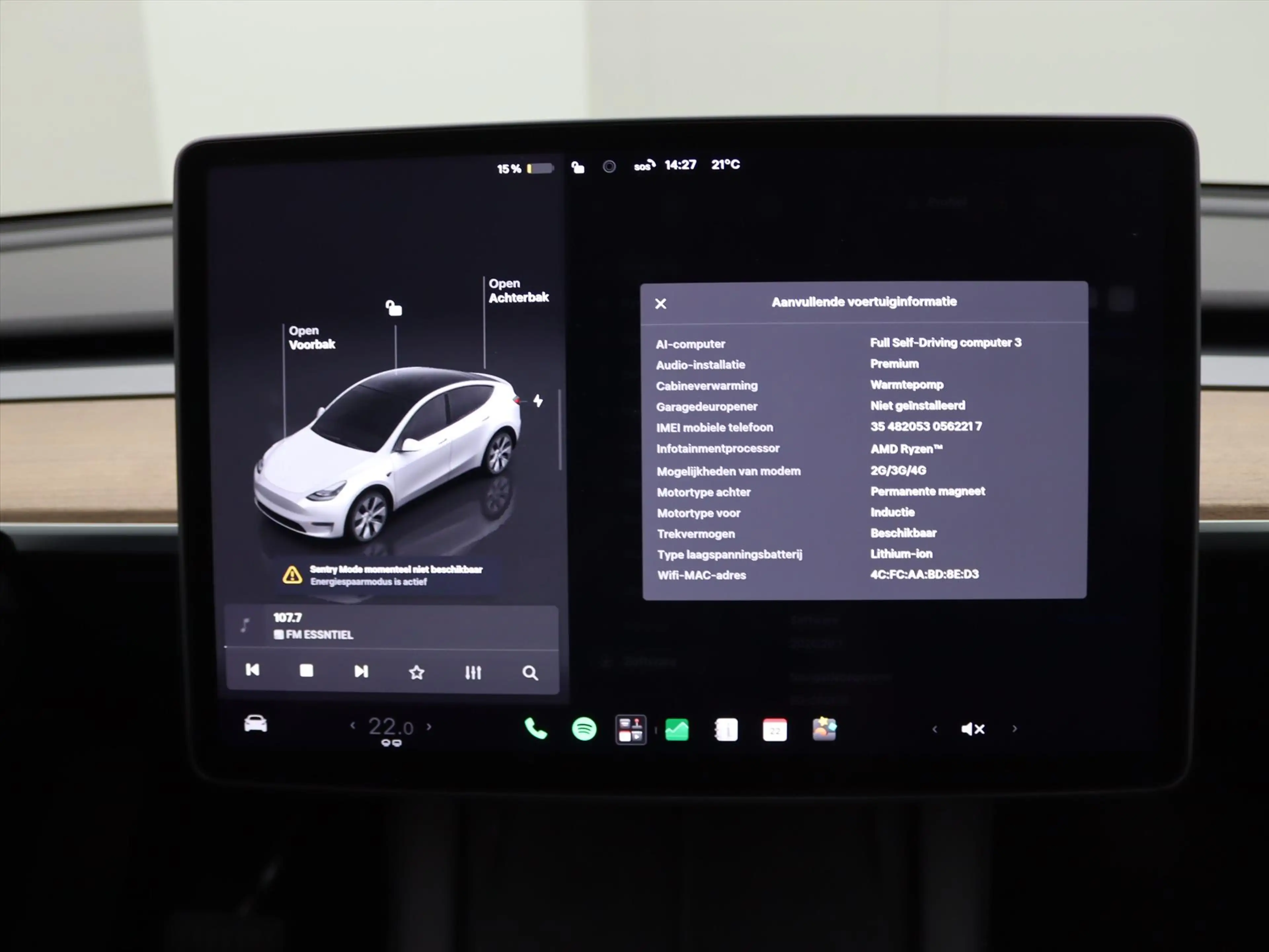 Tesla Model Y Long Range AWD 75kWh 351pk [ TREKHAAK+AMD RYZEN+AU — photo 34