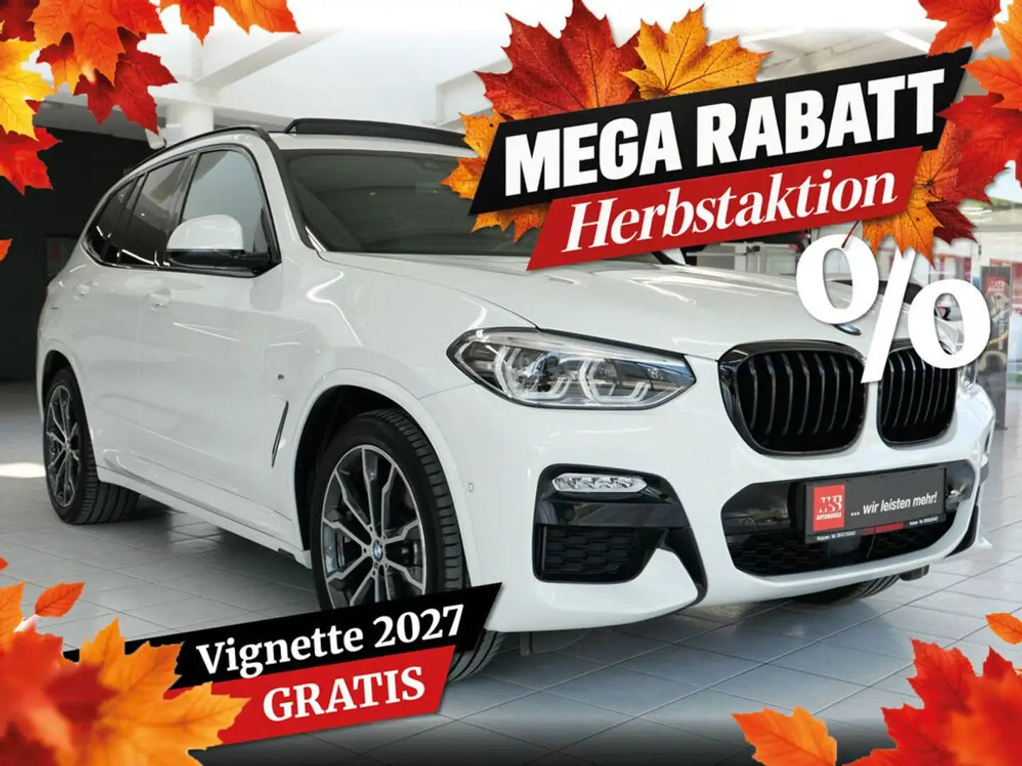 BMW X3 xDrive20d *M PAKET*AHK*SCHIEBEDACH* Weiß - 1
