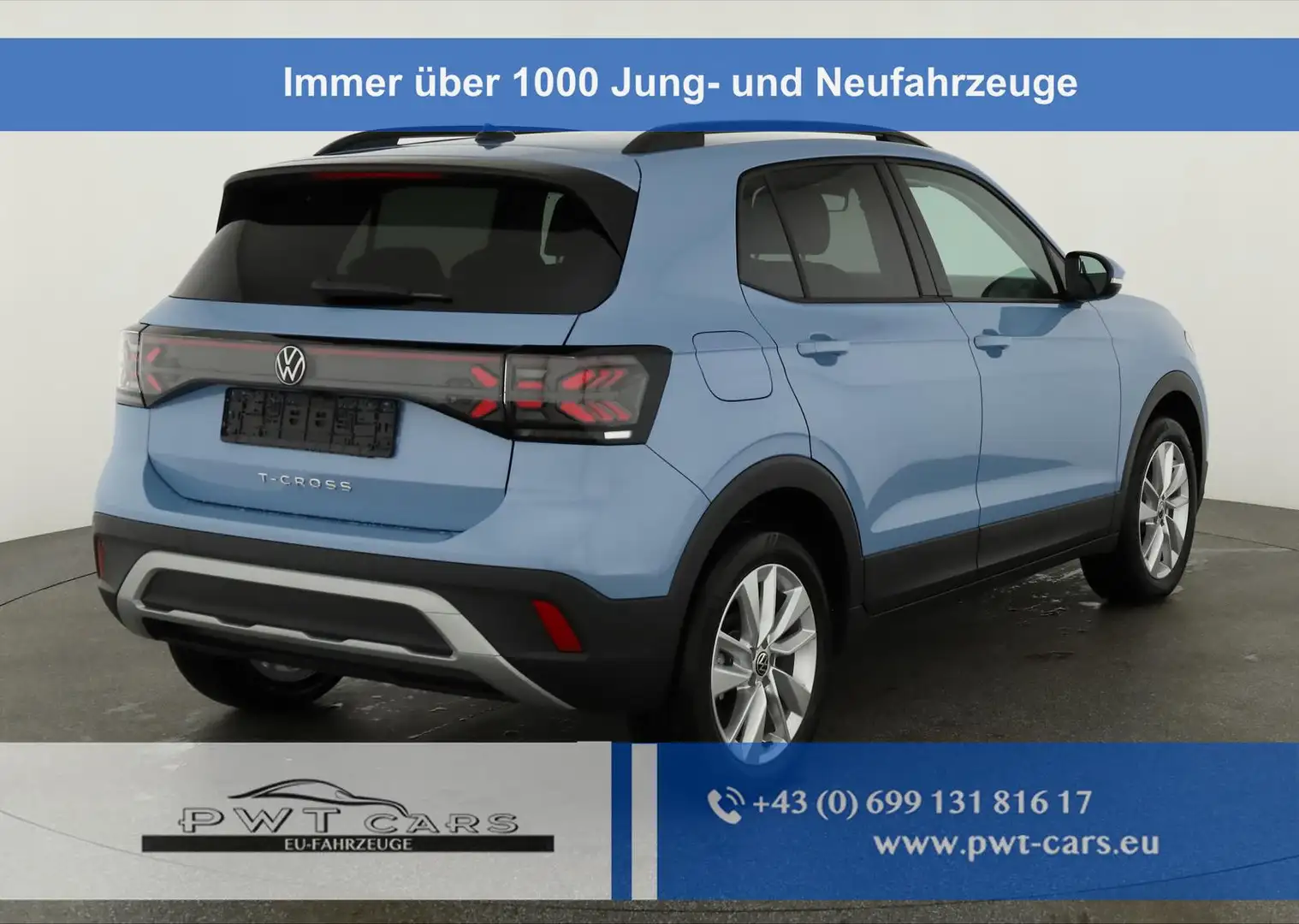 Volkswagen T-Cross 1.0 TSI 85 kW Life DSG Life, IQ.Light, Kamera, ... Blau - 1