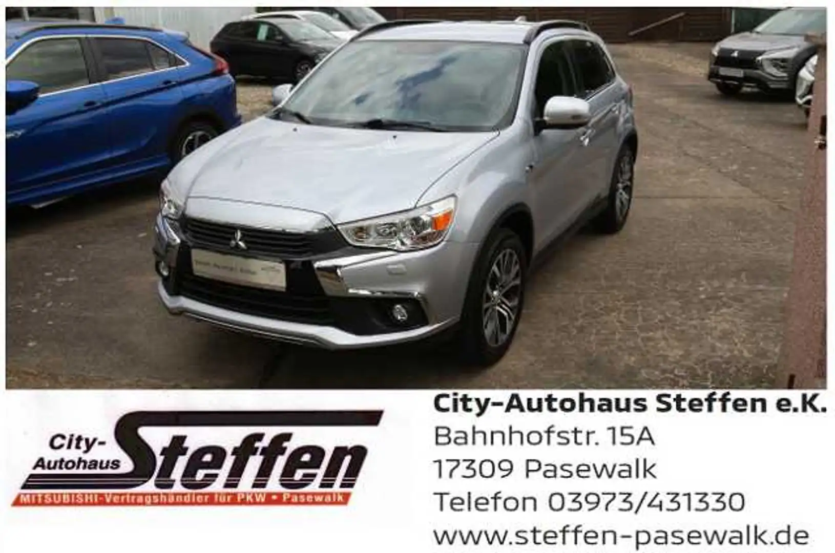 Mitsubishi ASX Edition 100+ MT Navi*Hzv*Kamera Silber - 1