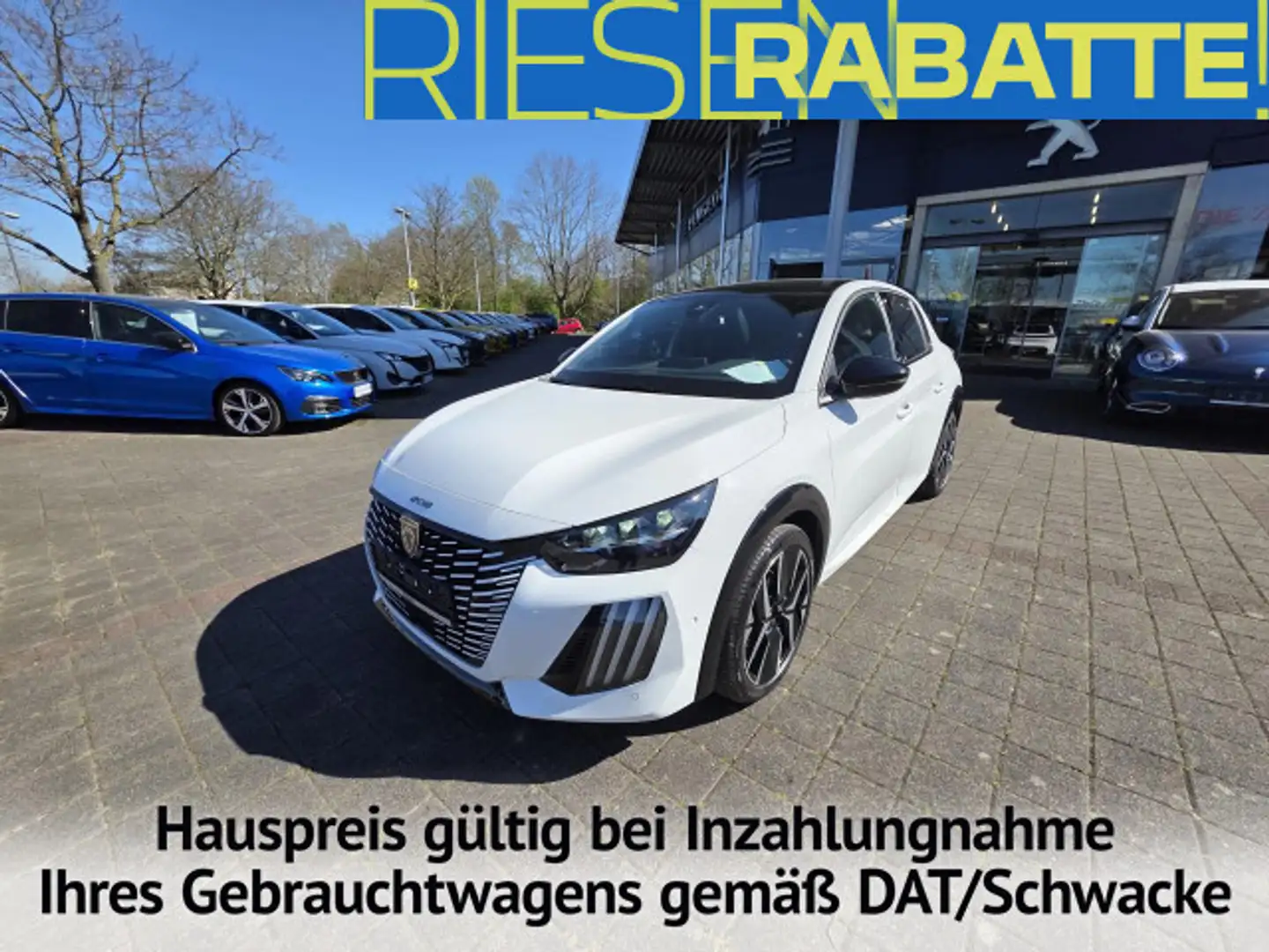 Peugeot 208 GT HYBRID 145 e-DSC6 / 360 Kamera / Navi / SHZ Weiß - 1