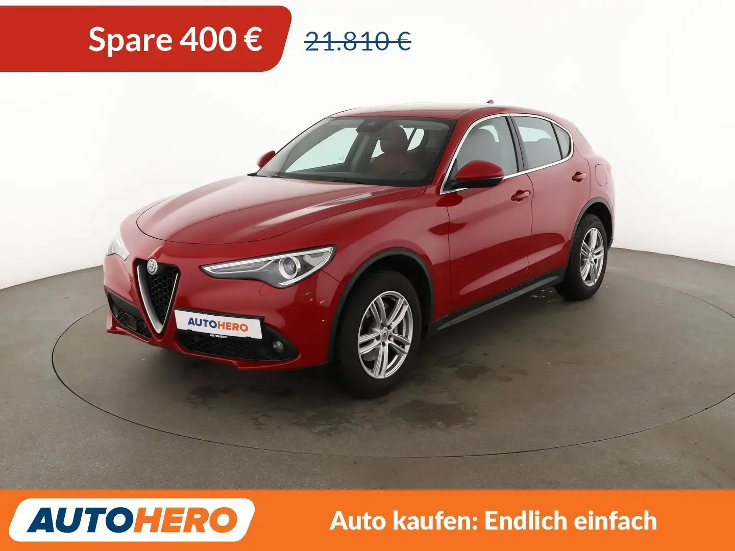 Alfa Romeo Stelvio 2.2 JTDM Super Q4 Aut*NAVI*TEMPO*CAM*PDC*SHZ*AHK* Rot - 1