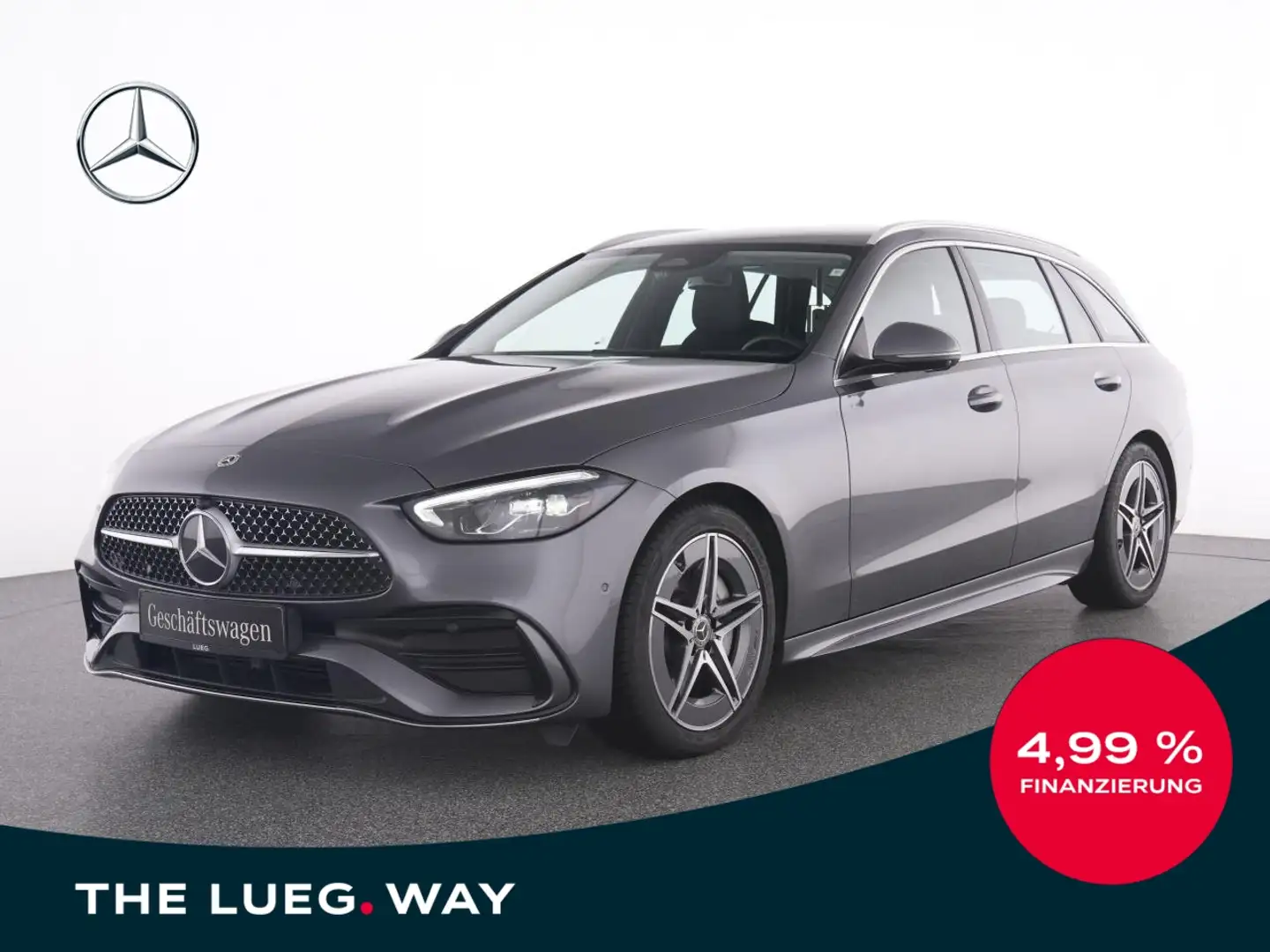 Mercedes-Benz C 180 T AMG+AHK+360°+MEMORY+DISTRONIC+TOTW.+EDW+ Grau - 1