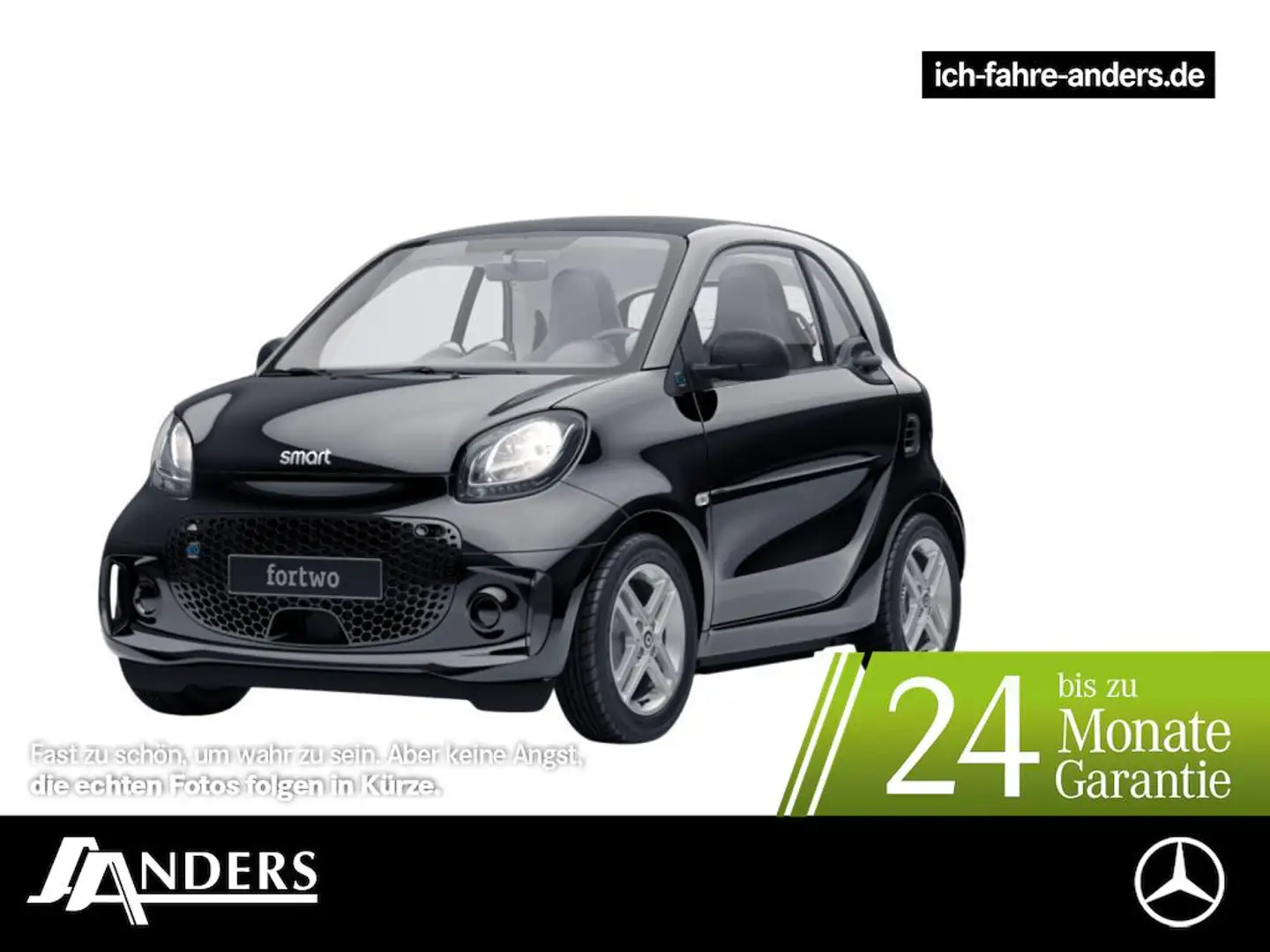 smart forTwo EQ COOL&MEDIA+PDC+Apple+22 kW+BT+Tempomat Schwarz - 1