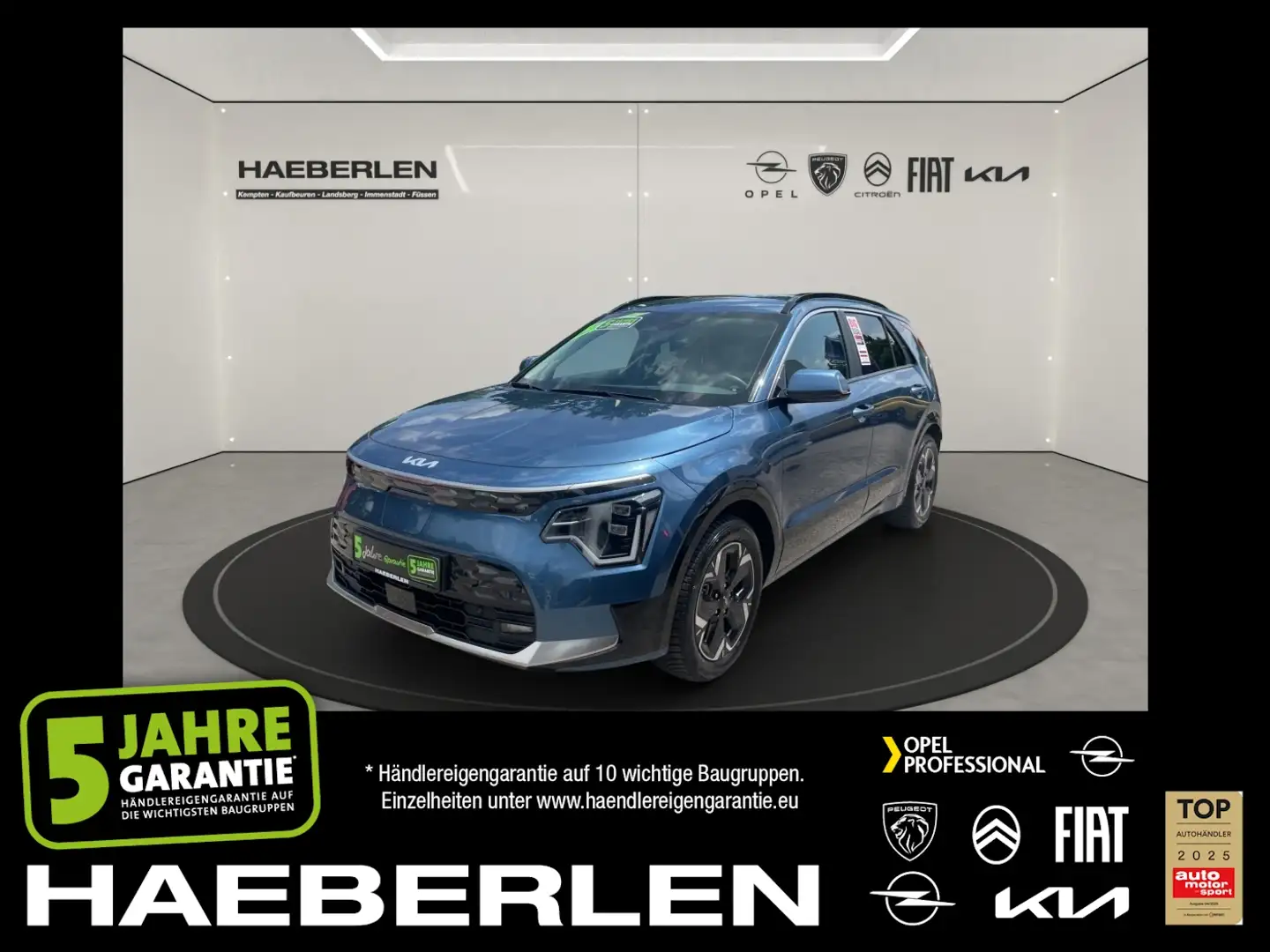 Kia Niro (64kWh) e- Vision Matrix+ACC+LED+Navi Blau - 1