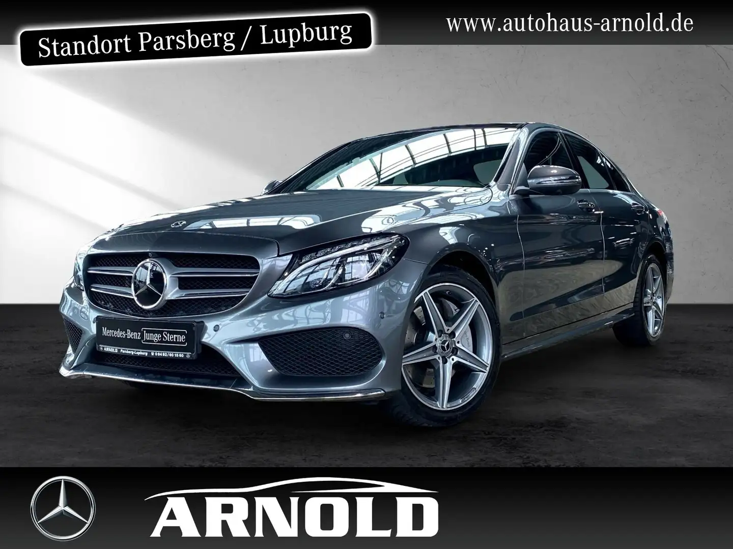 Mercedes-Benz C 250 C 250 d 4M AMG Line Pano Distr Comand MULTIBEAM Grau - 1
