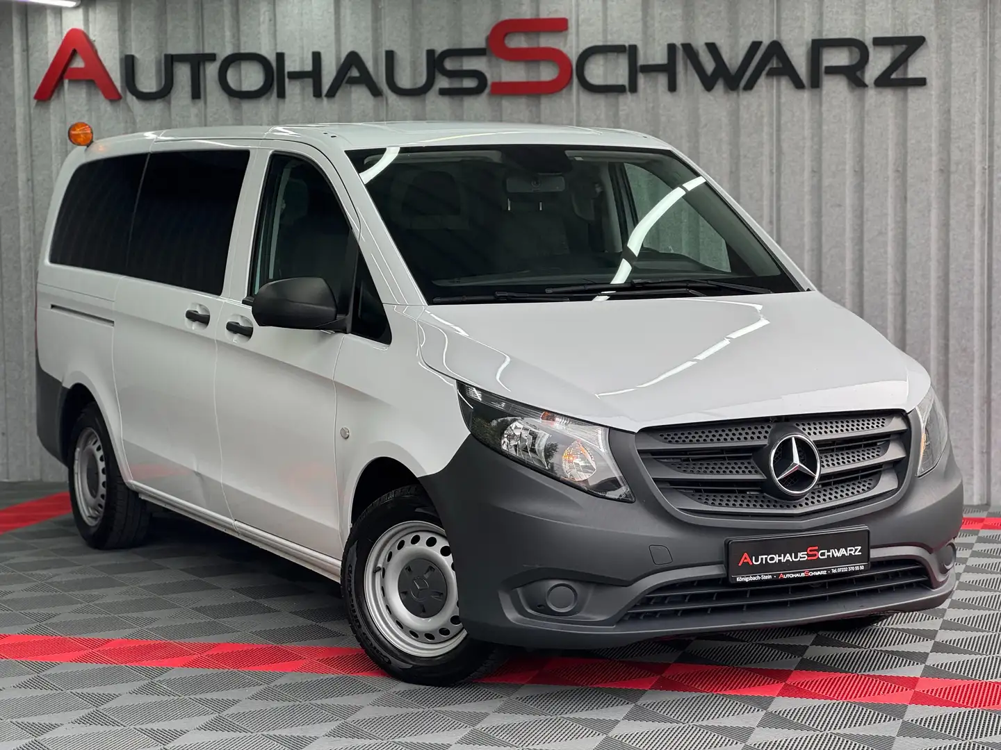 Mercedes-Benz Vito 111CDI Pro lang StdHeiz. Tempo SHZ JungeSterne Blanco - 1