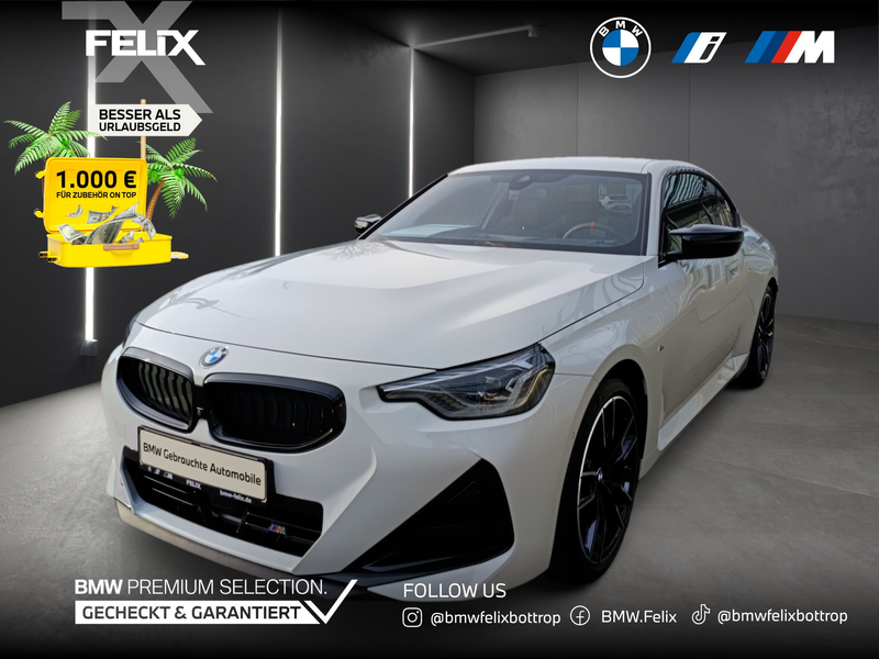 BMW 240 M240i xDrive Coupe+19"ALU+LCI FACELIFT+LIVE COCKPI