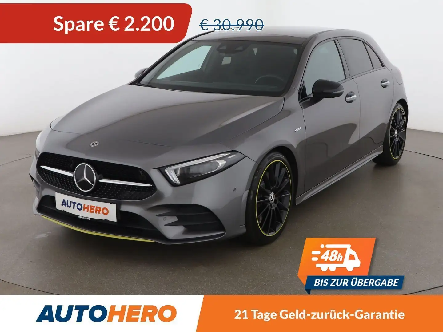 Mercedes-Benz A 250 A 250 Edition 1 AMG Line *HUD*LED*ACC*360°*SPUR* Gris - 1