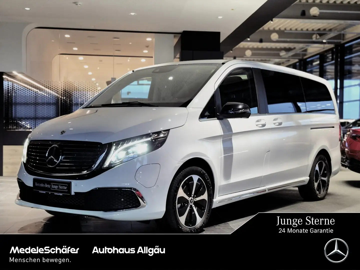 Mercedes-Benz EQV 300 EQV 300 AVANTGARDE L 360 PANO DISTRONIC AIRMATIC Weiß - 1