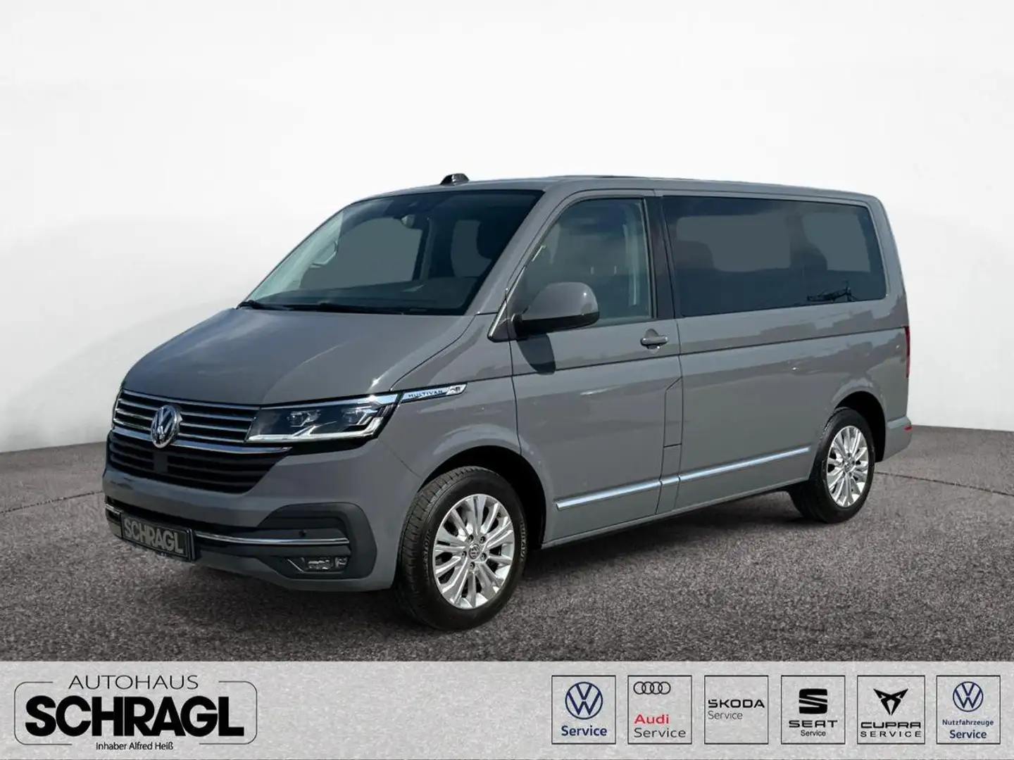 Volkswagen T6.1 Multivan 2.0 TDI DSG GENERATION SIX+AHK+NAV Grau - 1