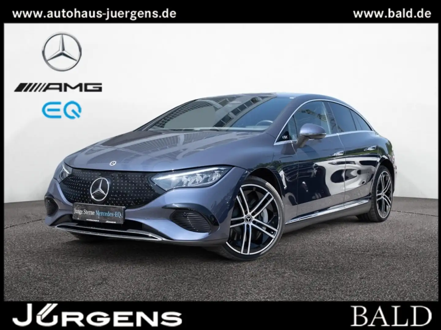 Mercedes-Benz EQE 300 ElectricArt/Burm3D/Memo/Airm/Cam/21' Bleu - 2