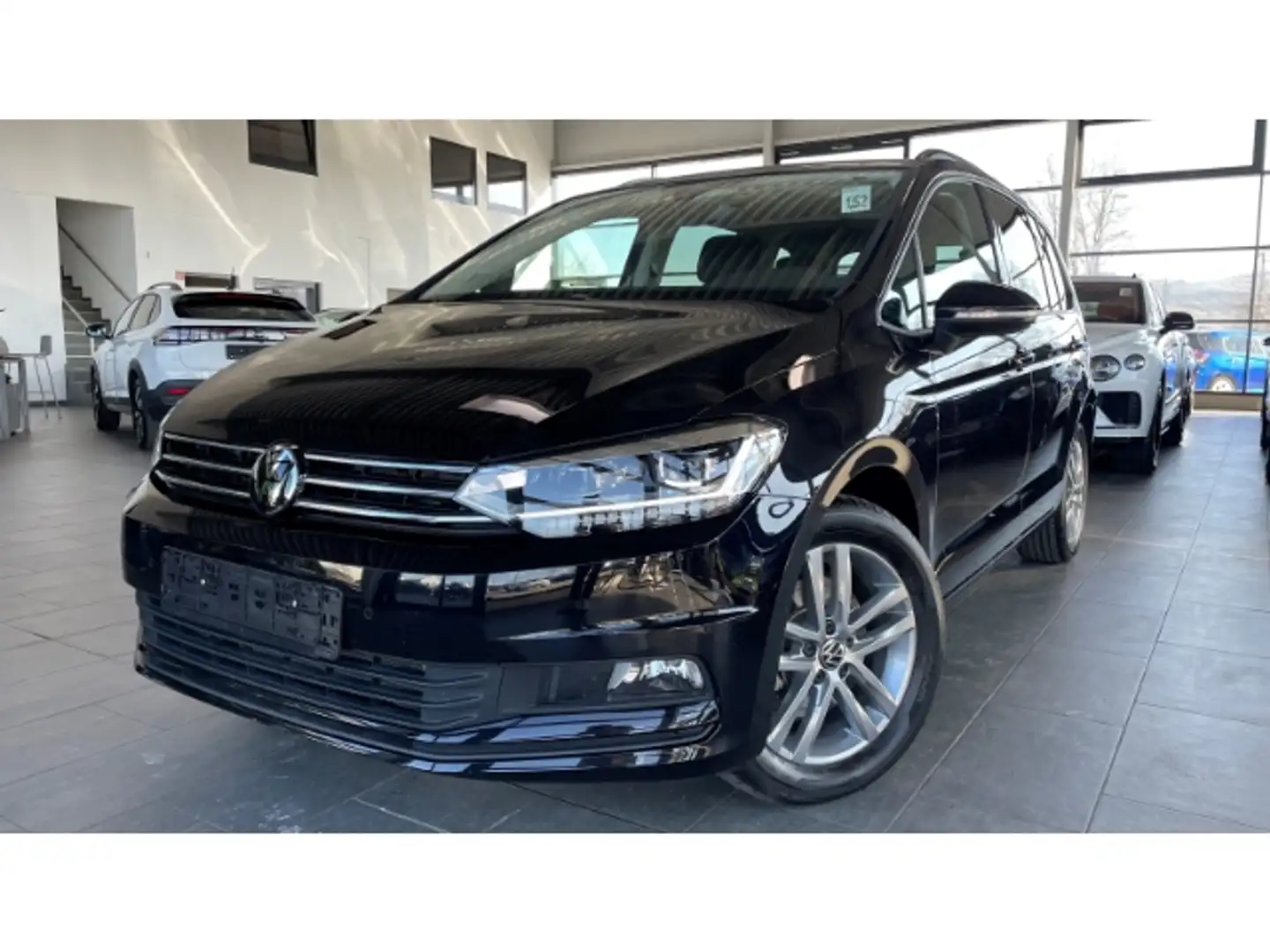 Volkswagen Touran Comfortline Navi ACC LED 7 Sitzer Digitales Cockpi Zwart - 1
