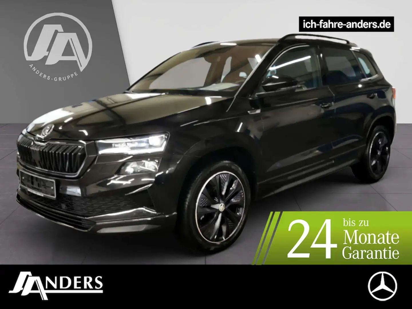 Skoda Karoq Sportline 1.5 DSG Matrix LED+ACC+Navi+Kam Schwarz - 1