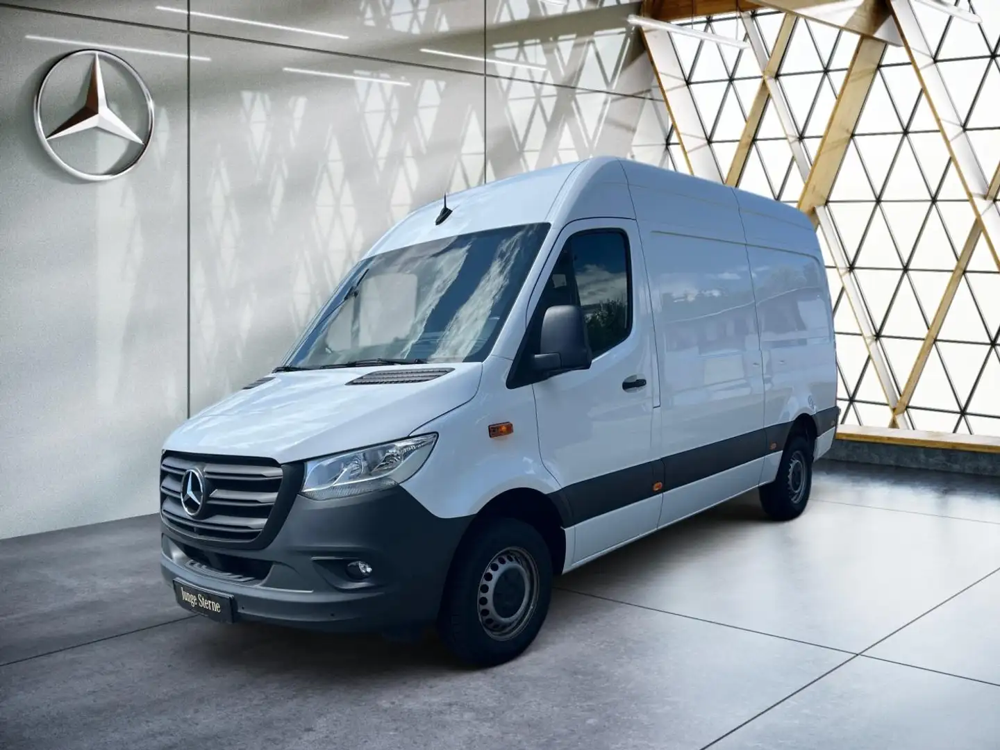 Mercedes-Benz Sprinter 317 CDI Kasten Hochdach Standard Tempom Weiß - 2