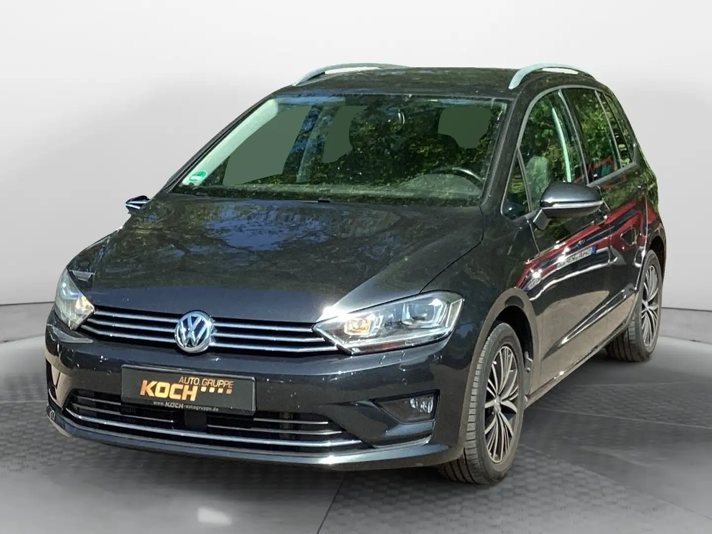 Volkswagen Golf Sportsvan 1.6TDI Allstar DSG Navi Xenon AHK Szary - 2