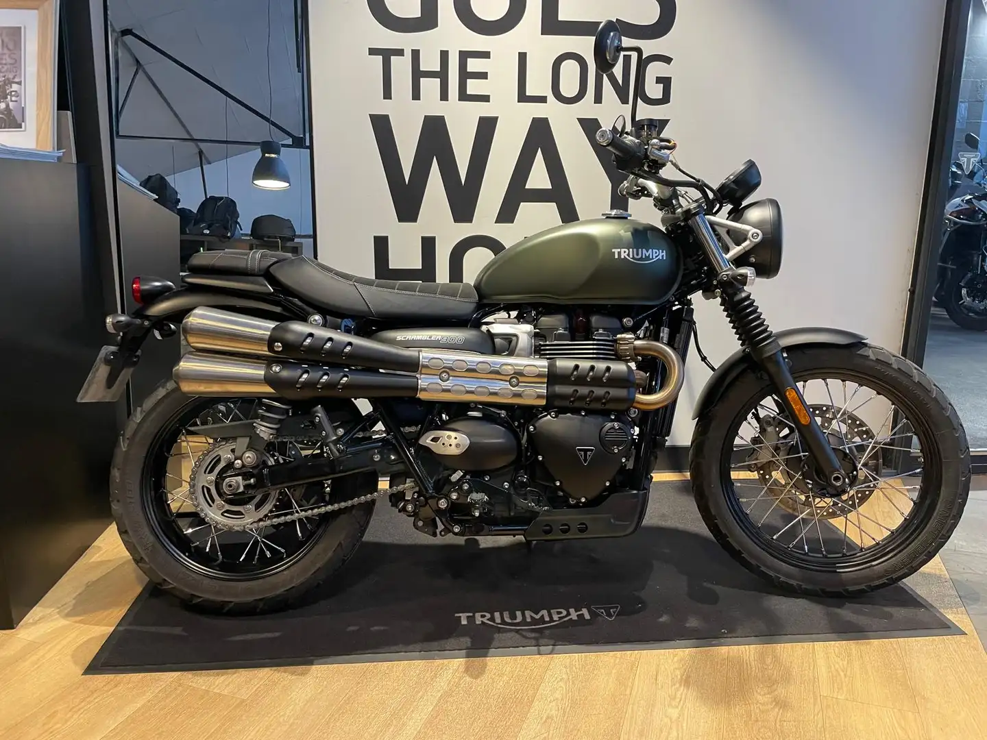 Triumph Scrambler Yeşil - 2