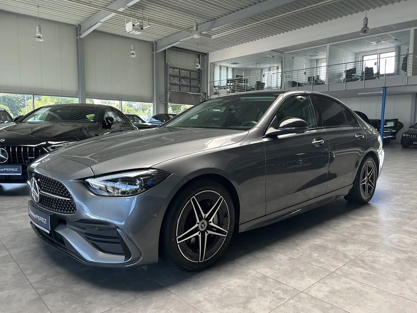 Mercedes-Benz C 300 d EDITION AMG DISTRONIC-PANO-BURMESTER-360 Gris - 2