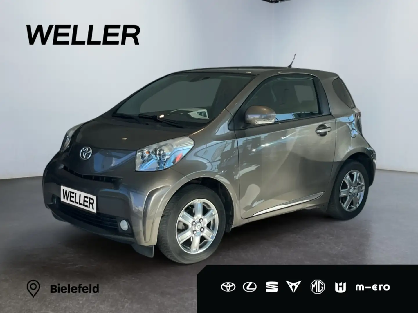 Toyota iQ 1.0 *Klimaanlage*Alufelgen*Colorverglasung*1. Hand Hnědá - 1