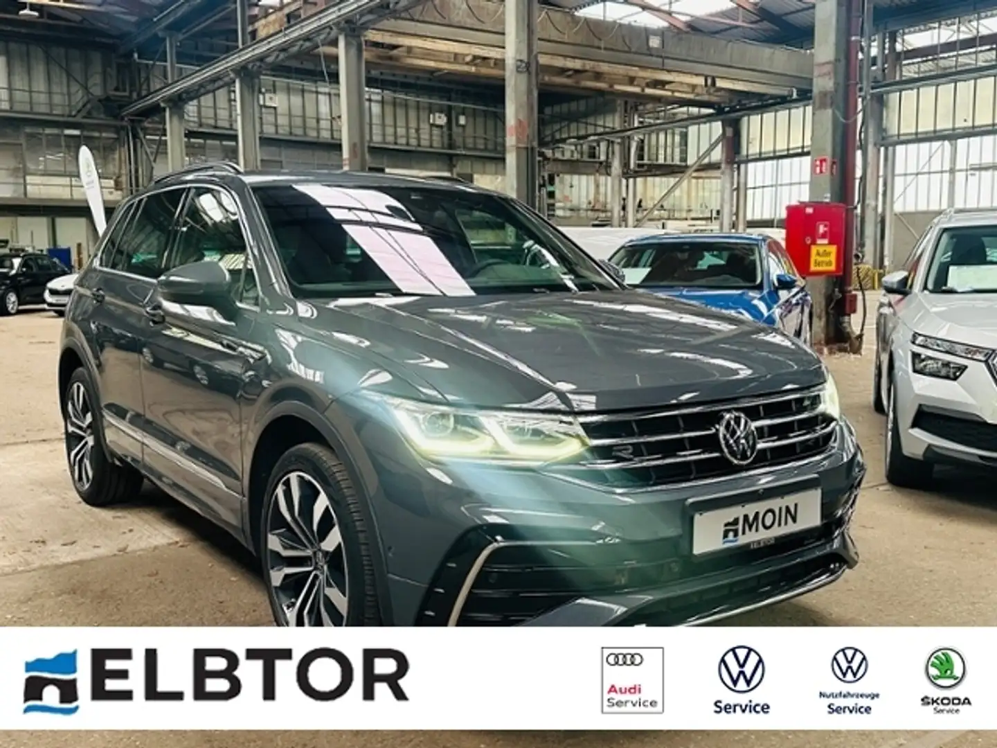 Volkswagen Tiguan 2,0 TDI R-Line 4Motion DSG Grau - 1
