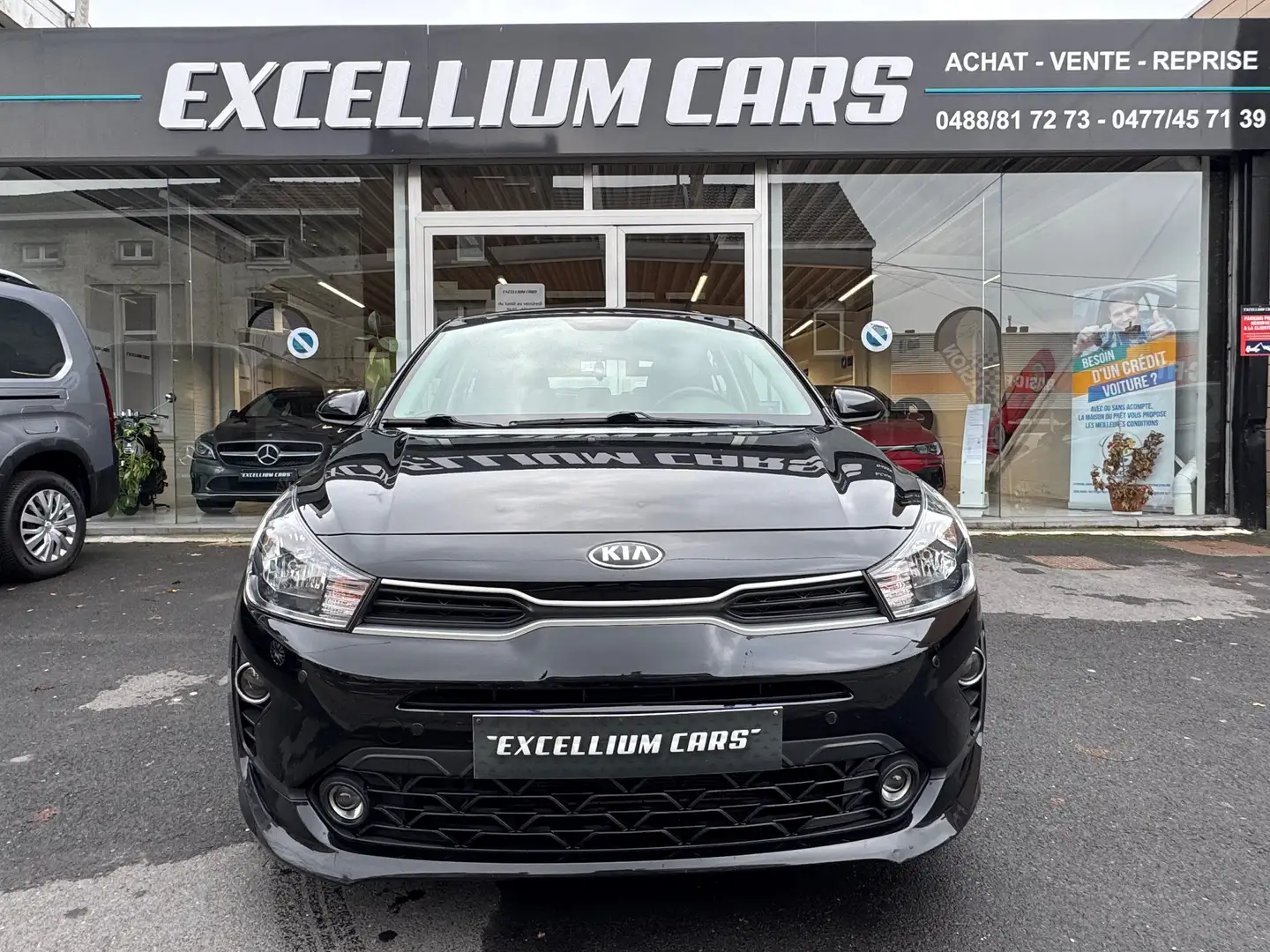 Kia Rio Rio 1.2i more 5porte Airco Radar Recult Carnet ER6 Noir - 2