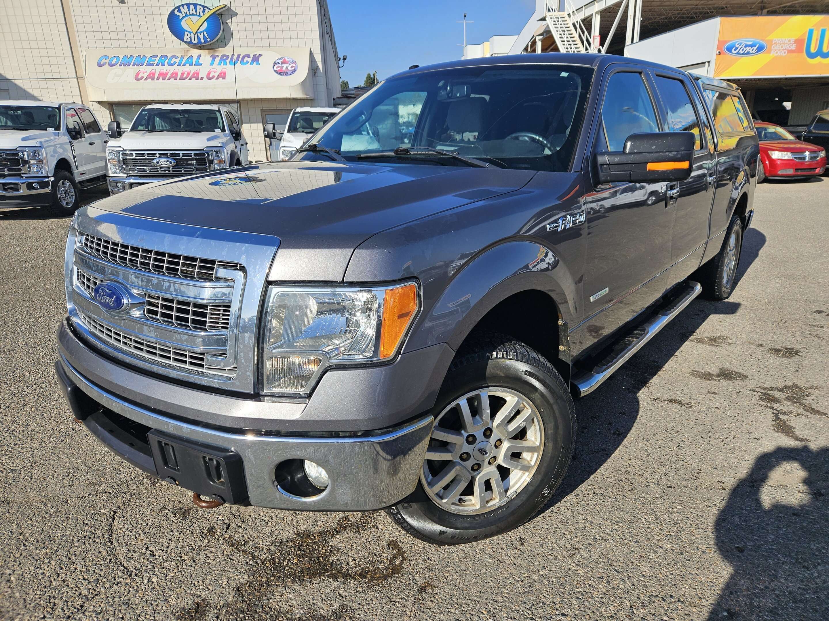 Gray 2013 Ford F-150 Pickup Truck Four-Wheel Drive 6-Speed Automatic