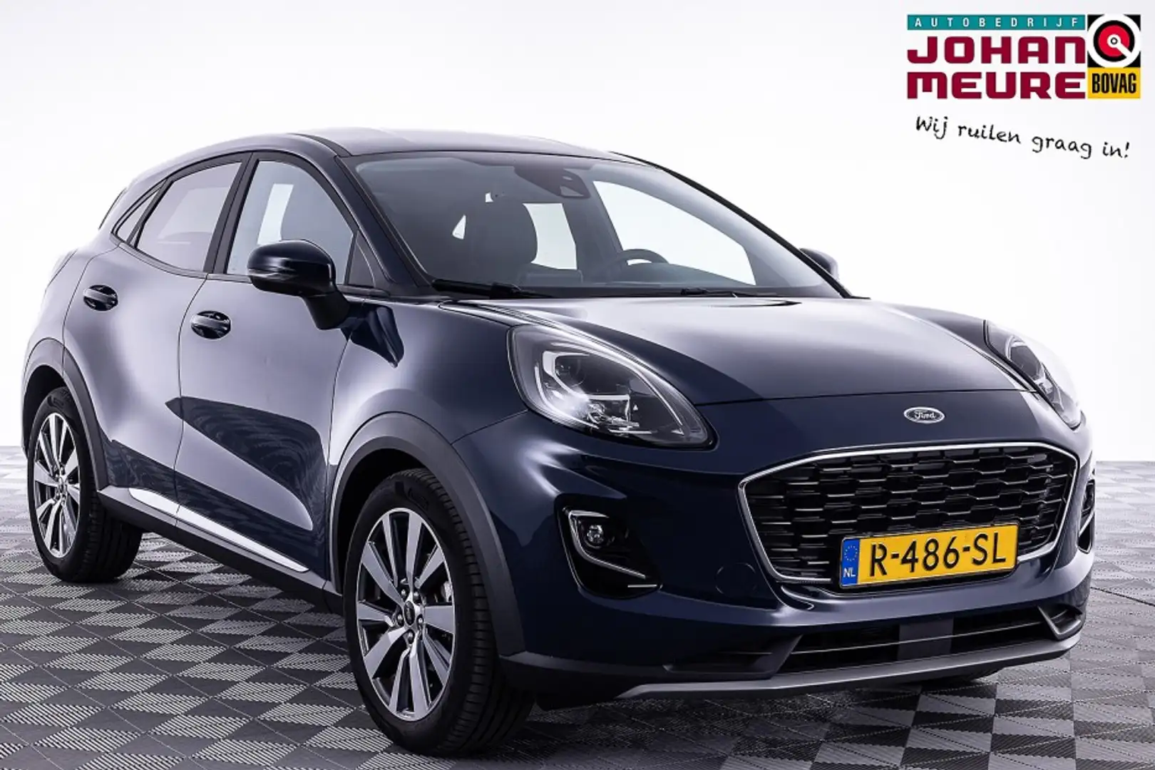 Ford Puma 1.0 EcoBoost Hybrid Titanium X ✅ 1e Eigenaar Blauw - 1