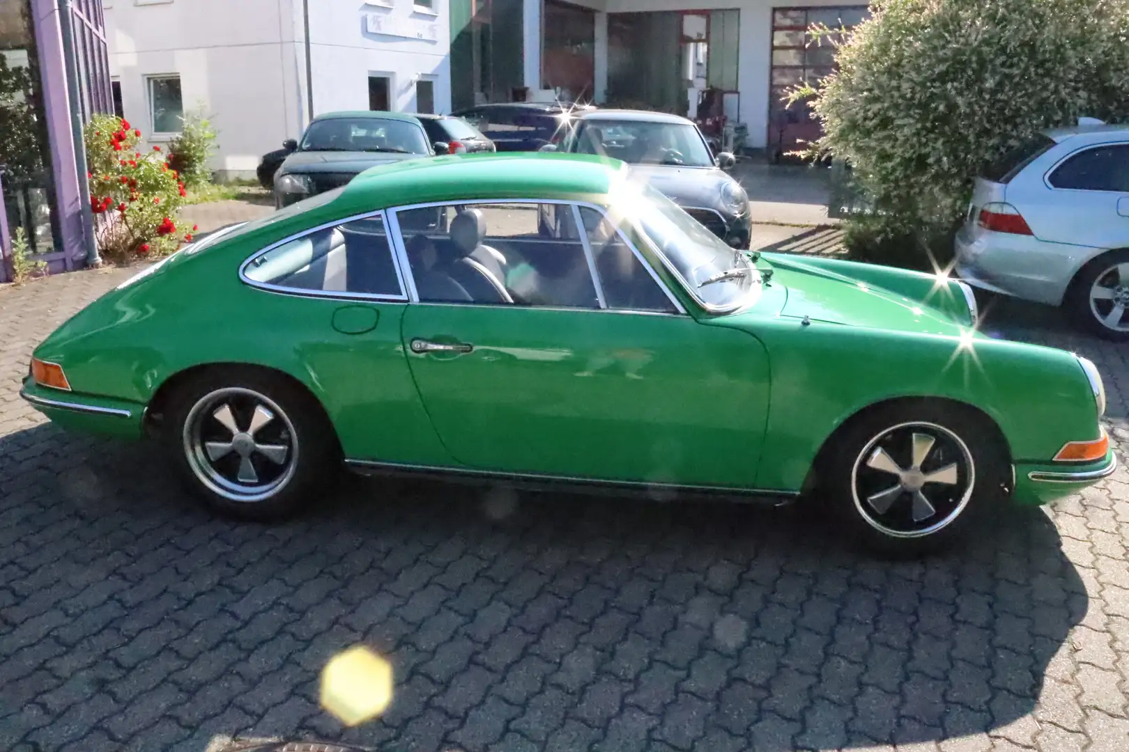 Porsche 911 2.4 T Ölklappe Oldtimer Grün - 2