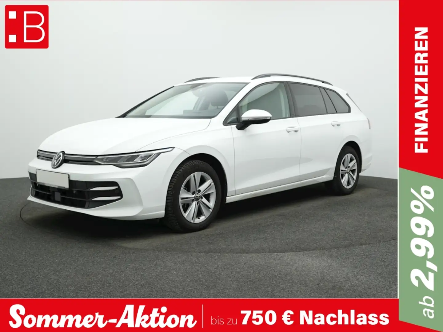 Volkswagen Golf Variant VIII 2.0 TDI Life LED NAVI AHK HUD ACC PDC SHZ Weiß - 1