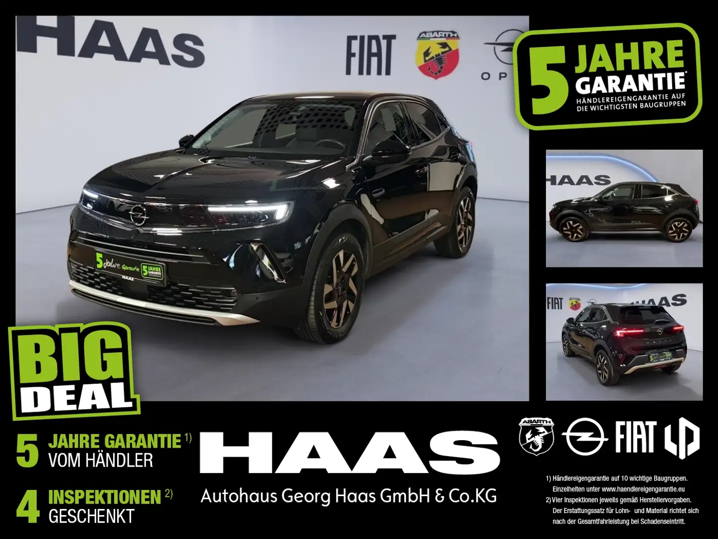 Opel Mokka 1.2 Turbo Elegance Klimaautomatik,Bluetooth Schwarz - 1