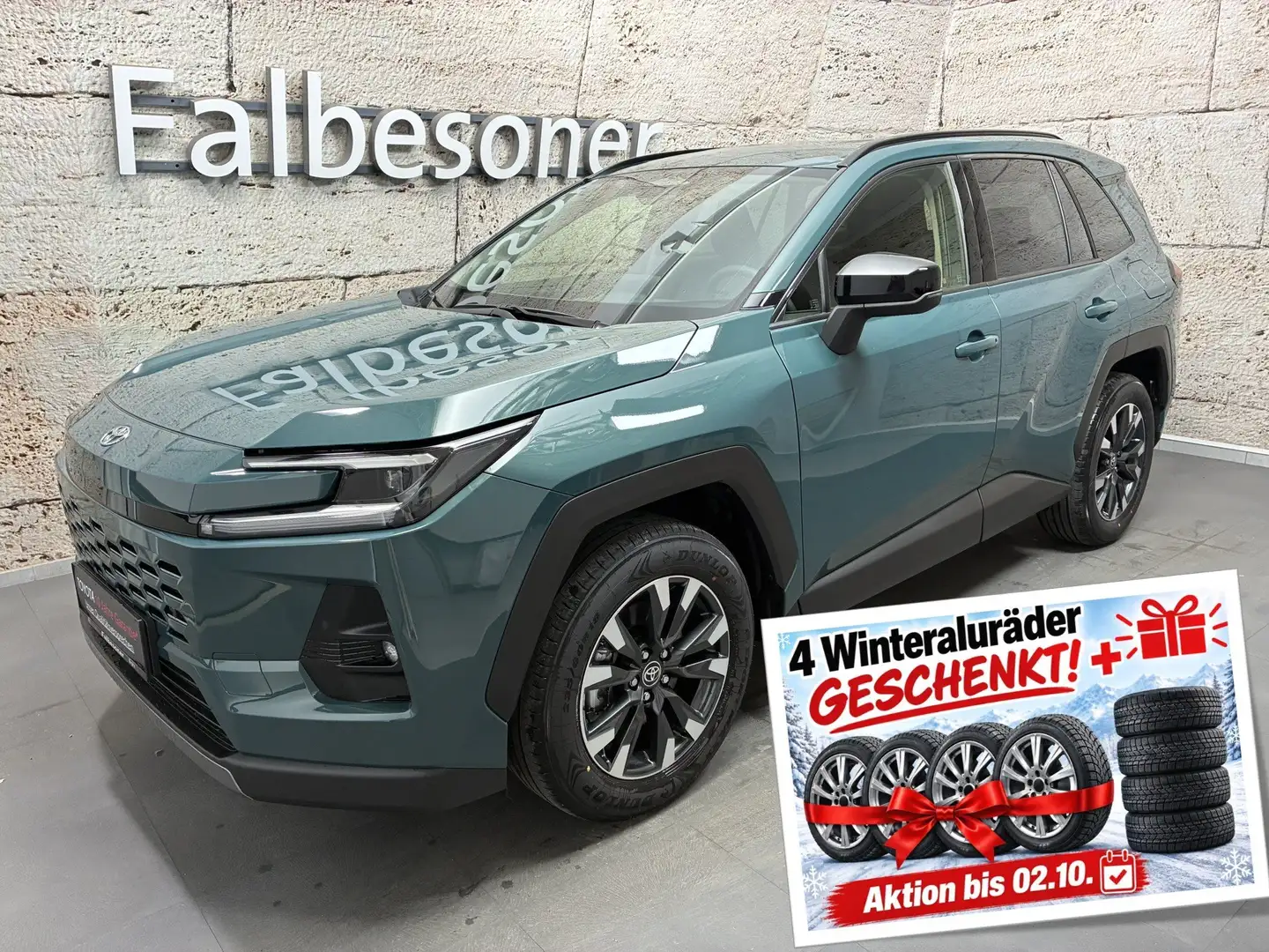 Toyota RAV 4 2.5 Hybrid Teamplayer AWD Grün - 1