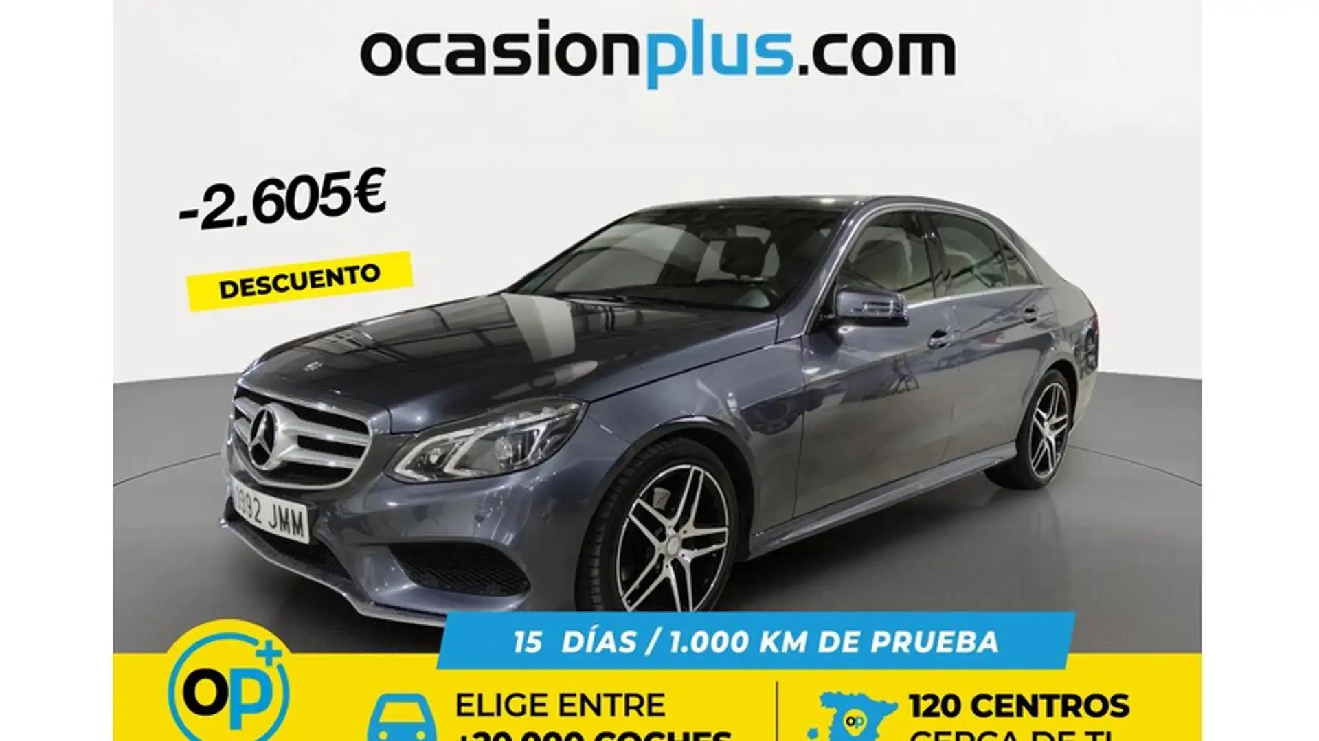 Mercedes-Benz E 220 BT 4M 7G Tronic Plus Gris - 1