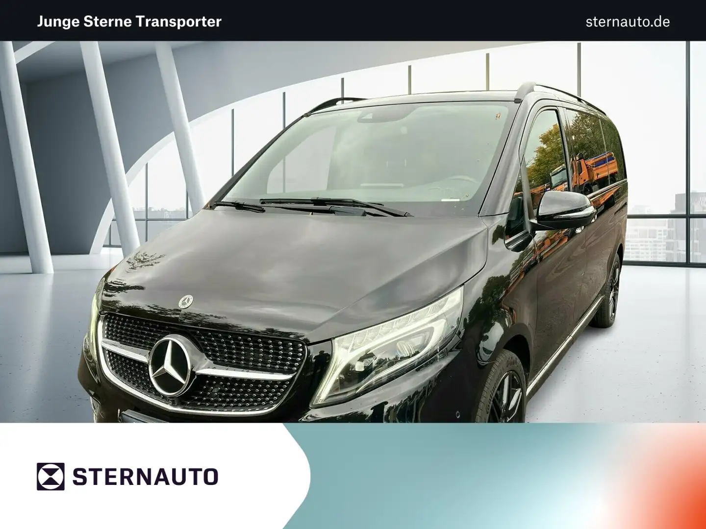 Mercedes-Benz V 300 V 300 Avantgarde Edition lang  AMG Line/Navi/SHD Schwarz - 1