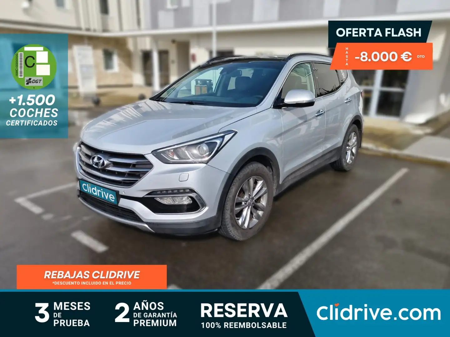 Hyundai SANTA FE 2.2CRDi 4x2 Tecno 7s Alb - 1