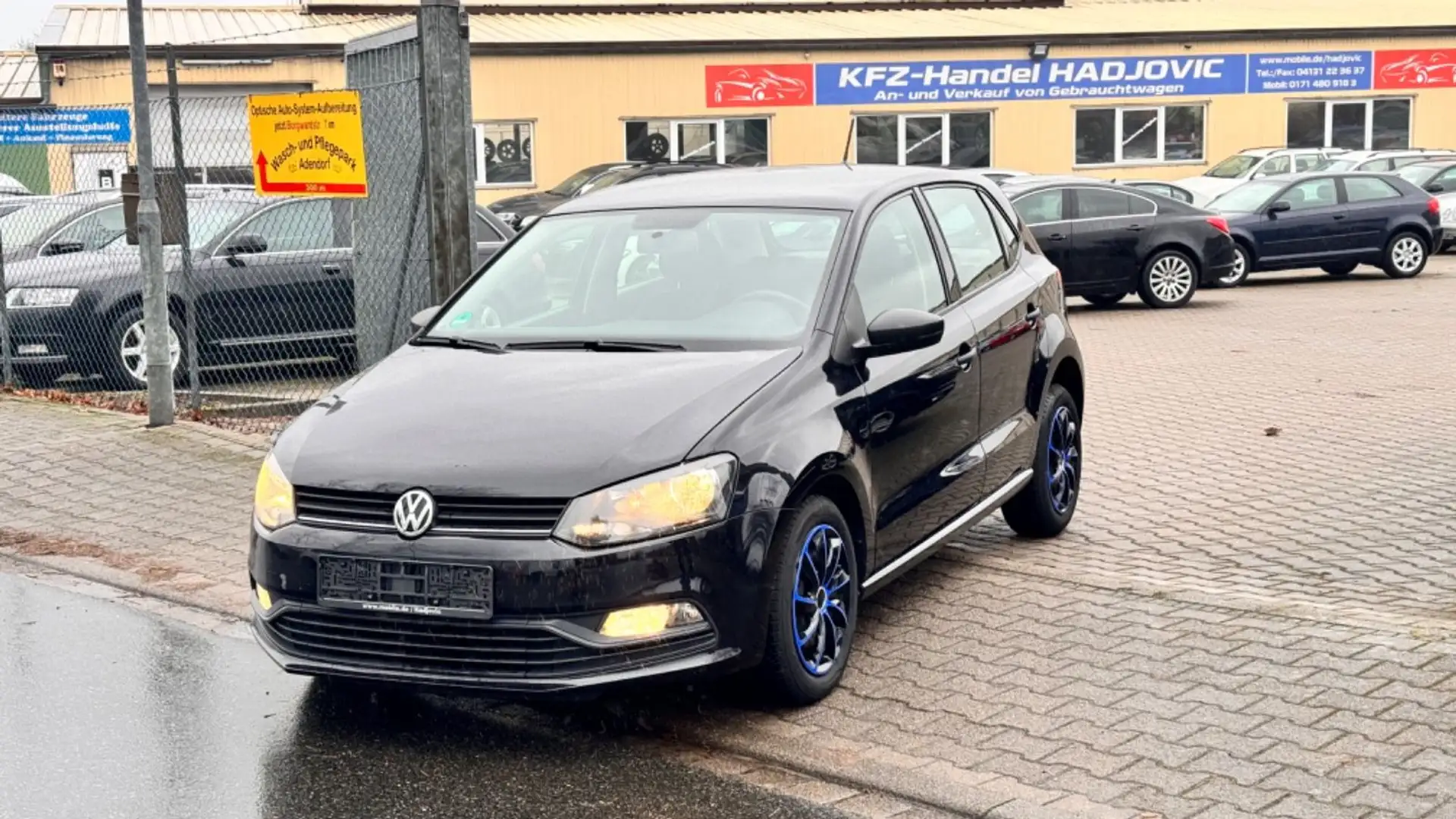 Volkswagen Polo V Trendline 1,4TDI/Klima/5trg./S-Heft Schwarz - 1