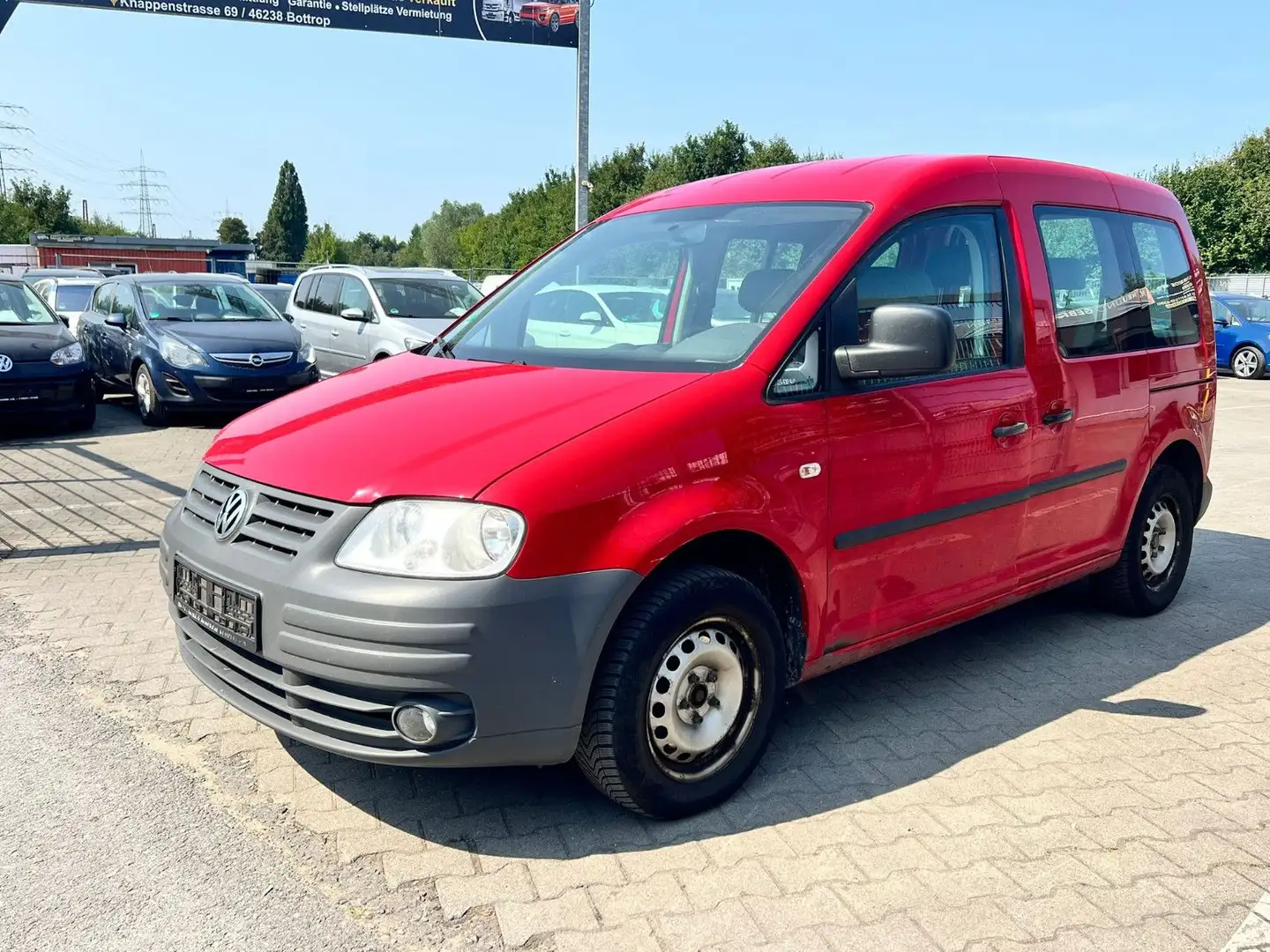 Volkswagen Caddy Life 2.0 EcoFuel 5-Sitzer Familiy Rot - 1