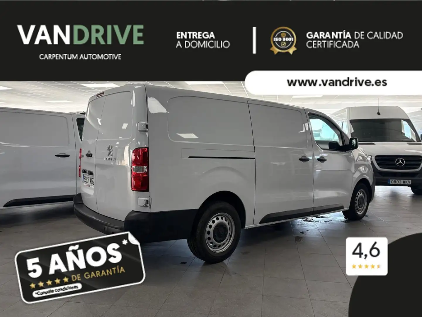 Peugeot Expert Fg. Long 2.0BlueHDi S&S Pro 120 Blanco - 2