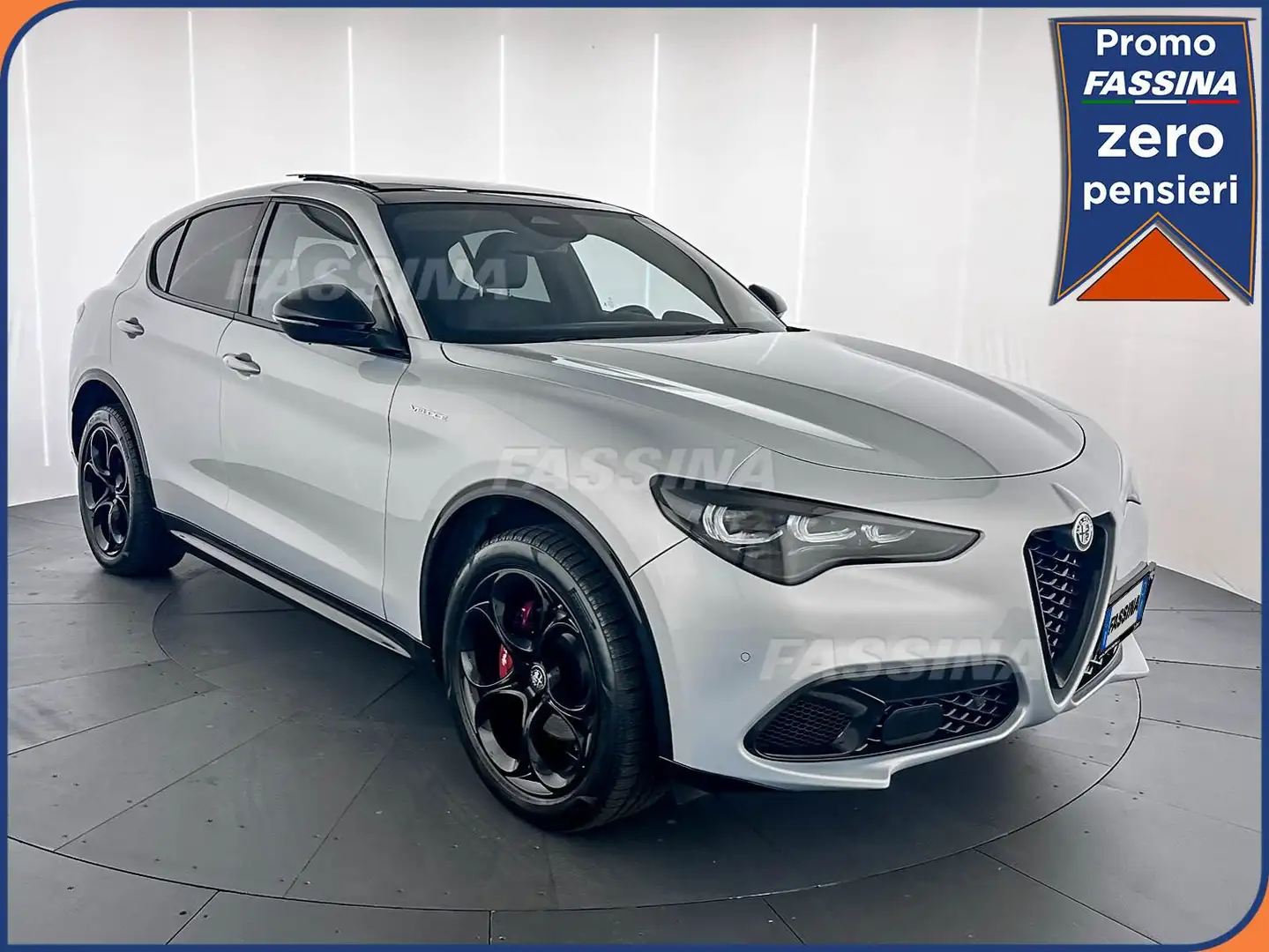 Alfa Romeo Stelvio Stelvio 2.0 Turbo 280 CV AT8 Q4 Veloce Grigio - 1
