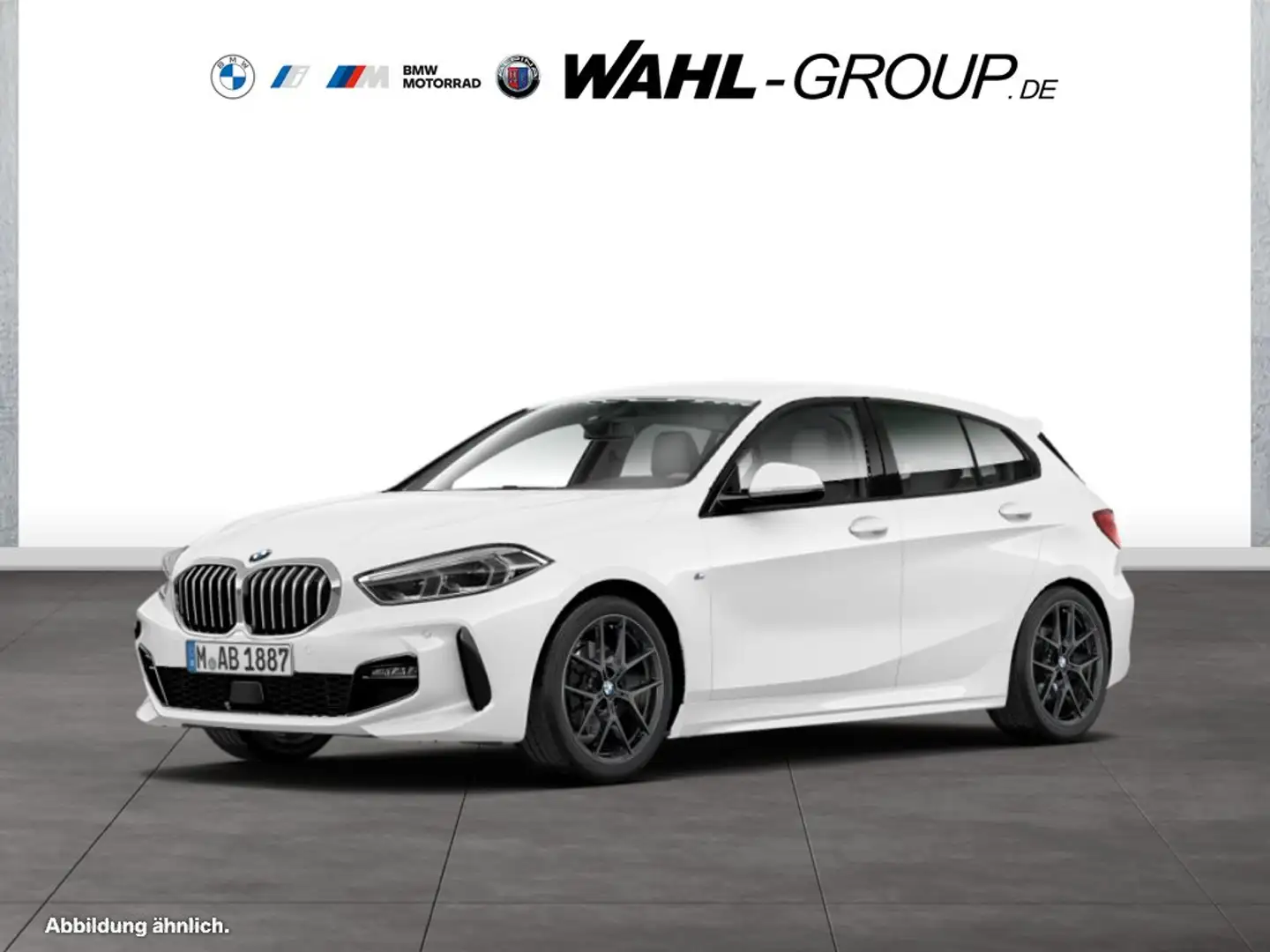 BMW 118 i M SPORT LC PLUS LED GRA PDC HIFI DAB WLAN Weiß - 1